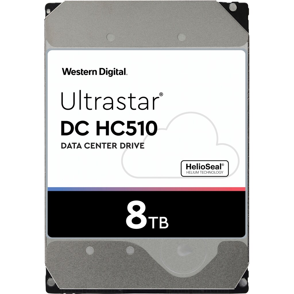 Western Digital HDD-Festplatte »Ultrastar DC HC510 8TB SAS«, 3,5 Zoll, Anschluss SAS