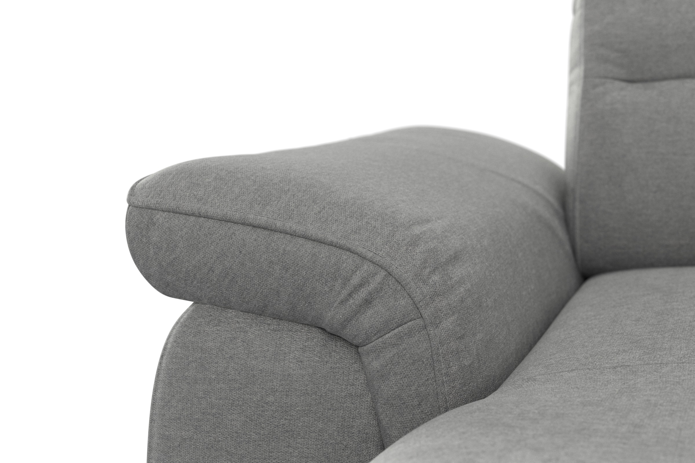 sit&more Wohnlandschaft »Sinatra U-Form«, optional mit Kopfteilverstellung und Armteilfunktion, Metallfüße