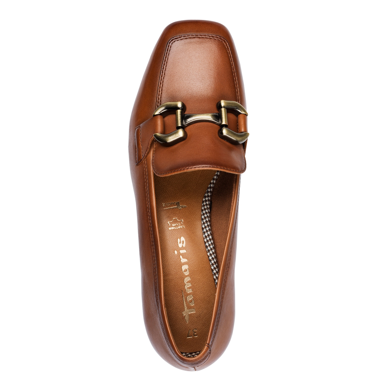 Tamaris Pumps, Blockabsatz, Slipper, Businessschuh mit Zierriegel, Schmuckelement