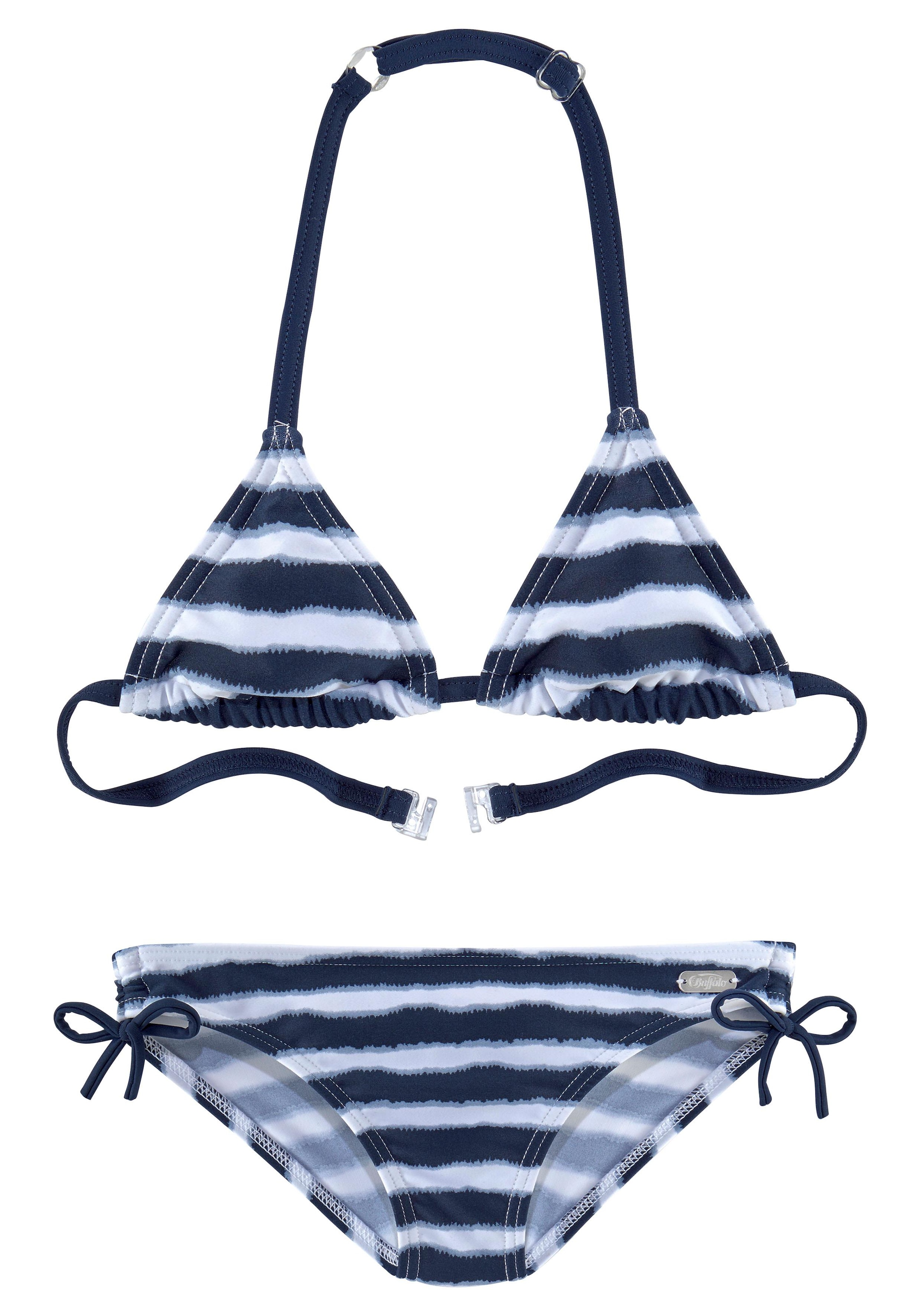 Buffalo Triangel-Bikini, Streifen-Optik bequem trendiger kaufen in