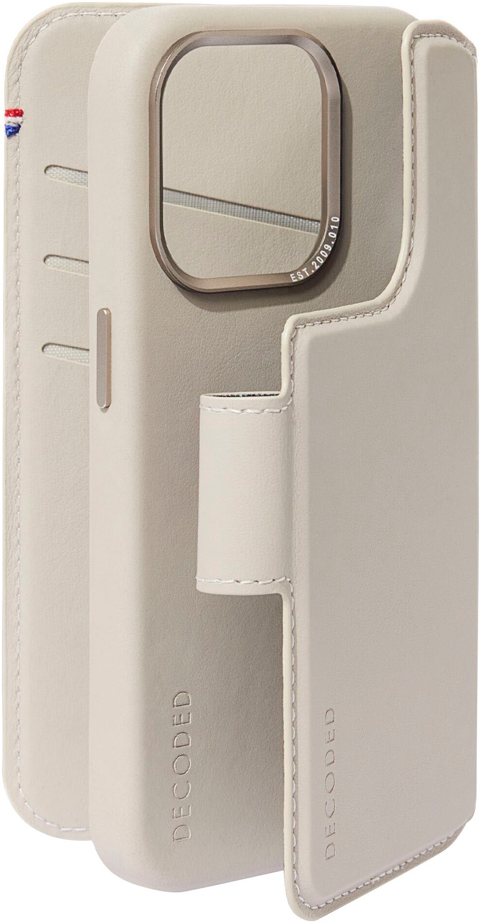 DECODED Smartphone-Hülle »Leather Detachable Wallet iPhone 15 Pro Max«, iPhone 15 Pro Max, 17 cm (6,7 Zoll)