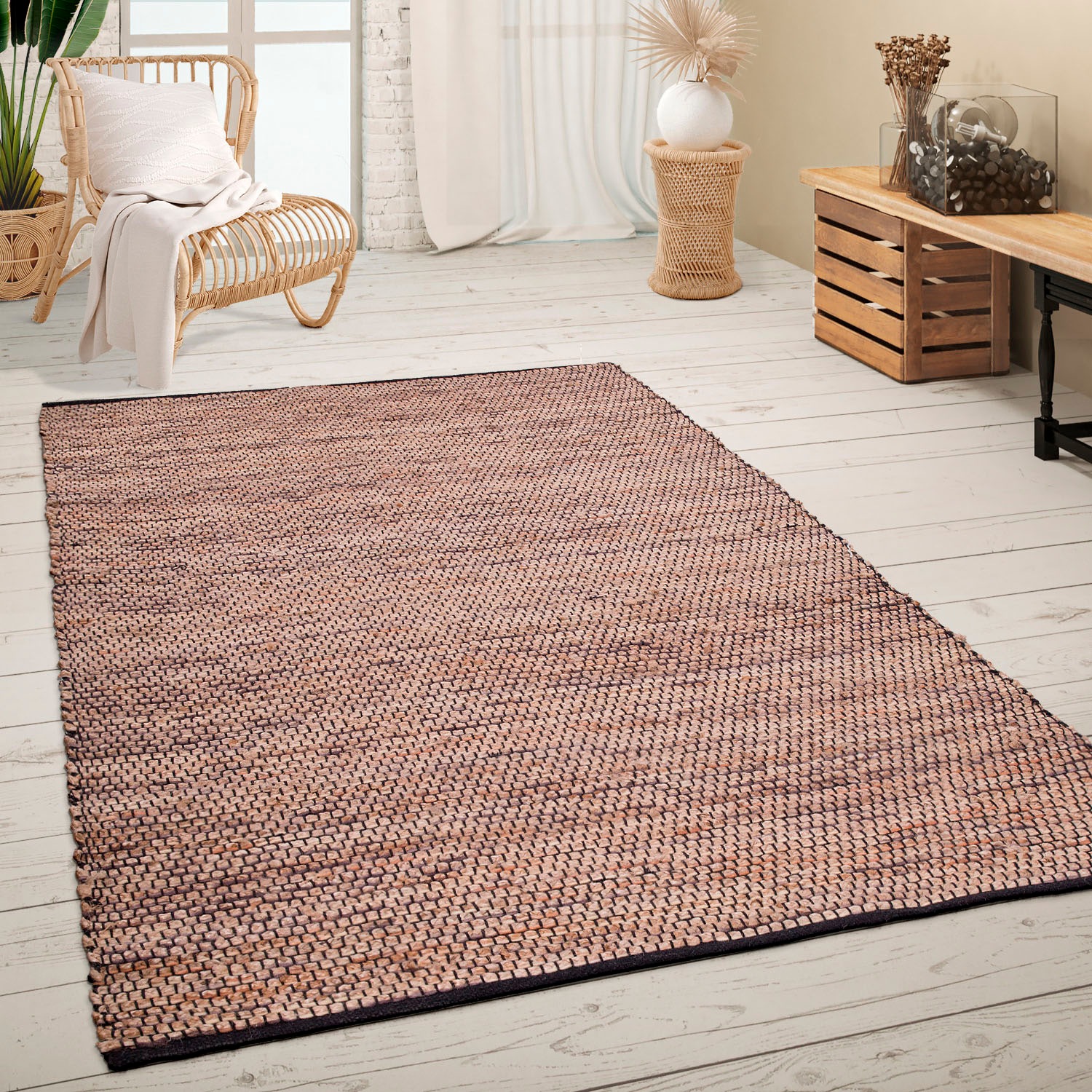 Paco Home Teppich »Odense 684«, rechteckig, 13 mm Höhe, handgewebter Wendet günstig online kaufen