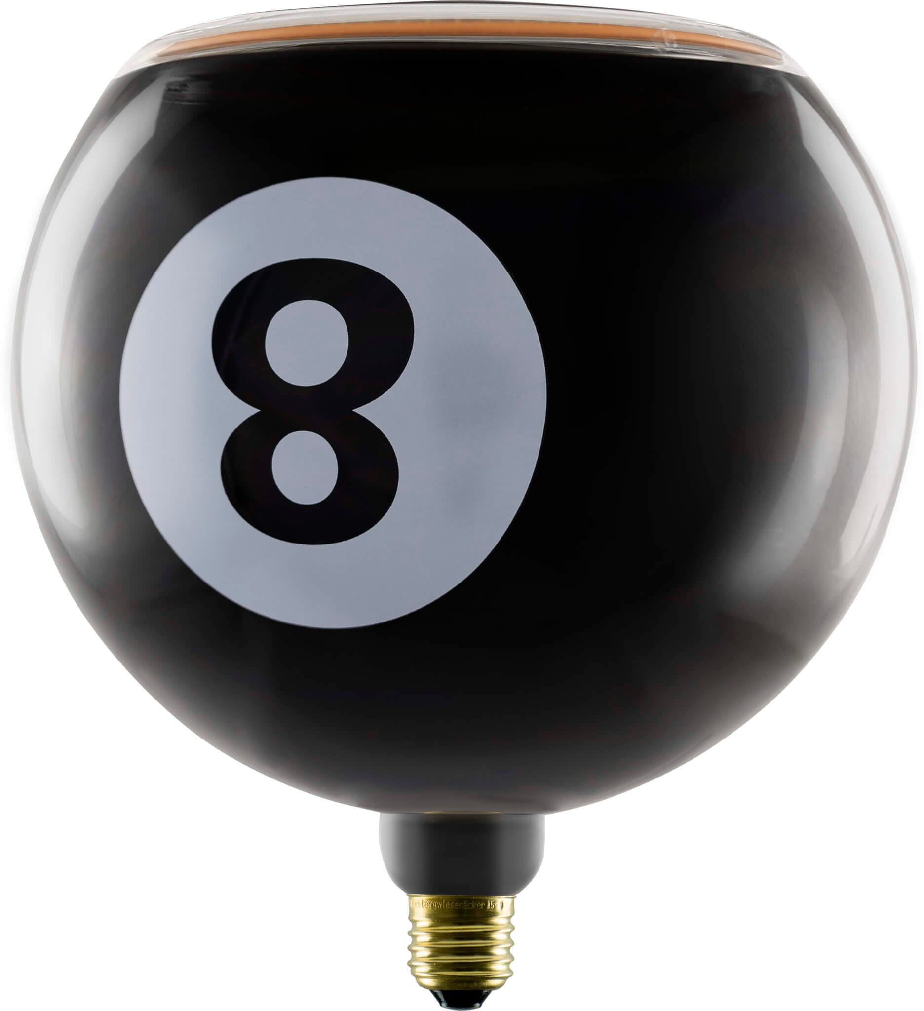 SEGULA LED-Leuchtmittel »LED Floating Billard 200 black 8« E27 1 Stk. Extra-Warmweiß handmade