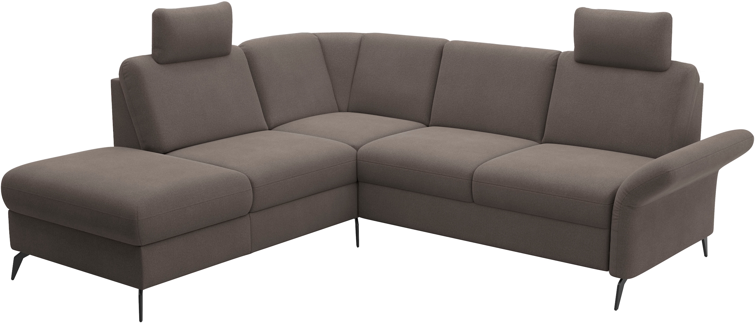 Home affaire Ecksofa »Rochelle«, optional: Armteilverstellung, klappbar, Bettkasen