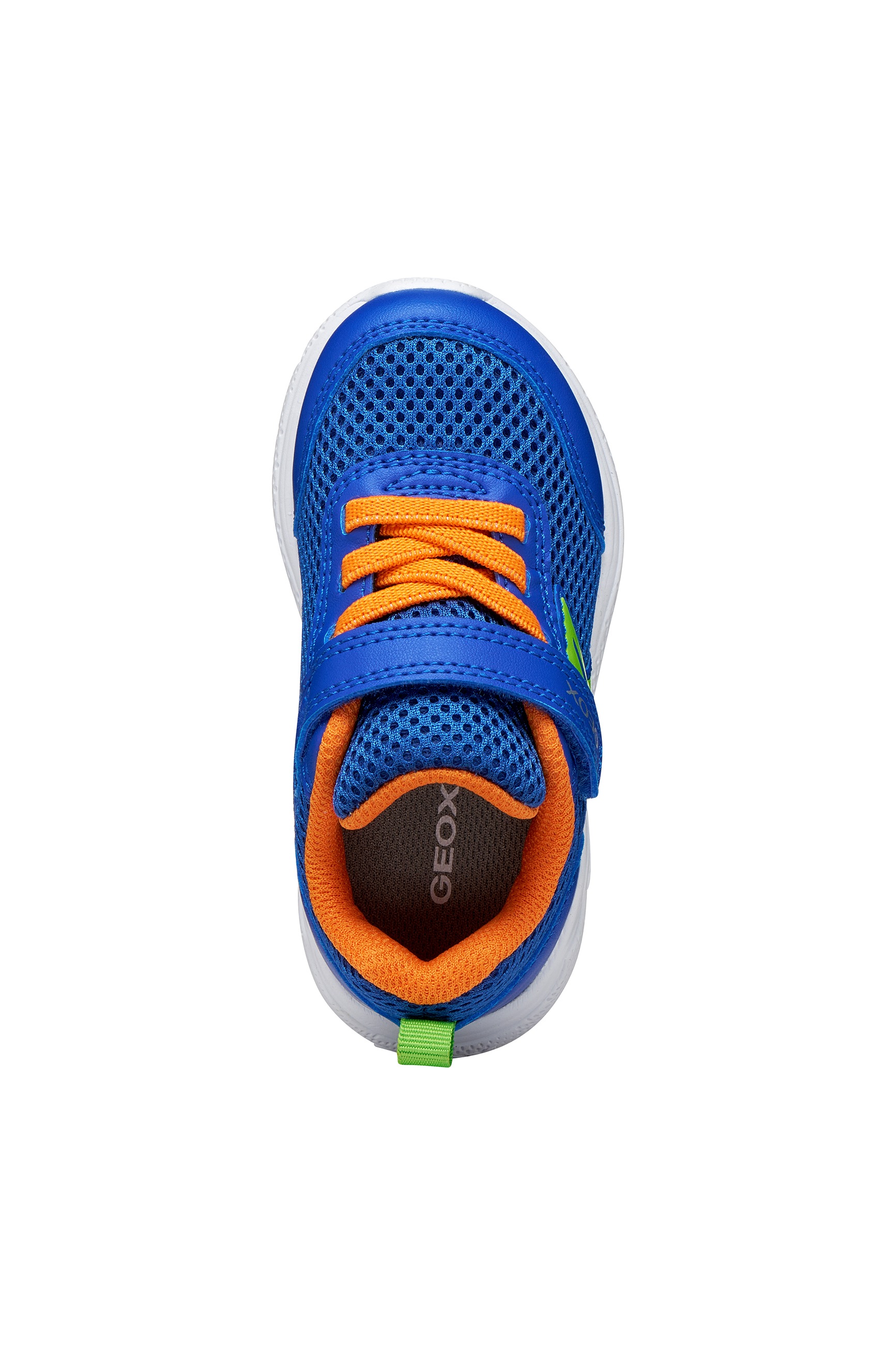 Geox Lauflernschuh »B SPRINTYE BOY«  Babyschuh mit farbenfrohen Besätzen, Größenschablone zum Download