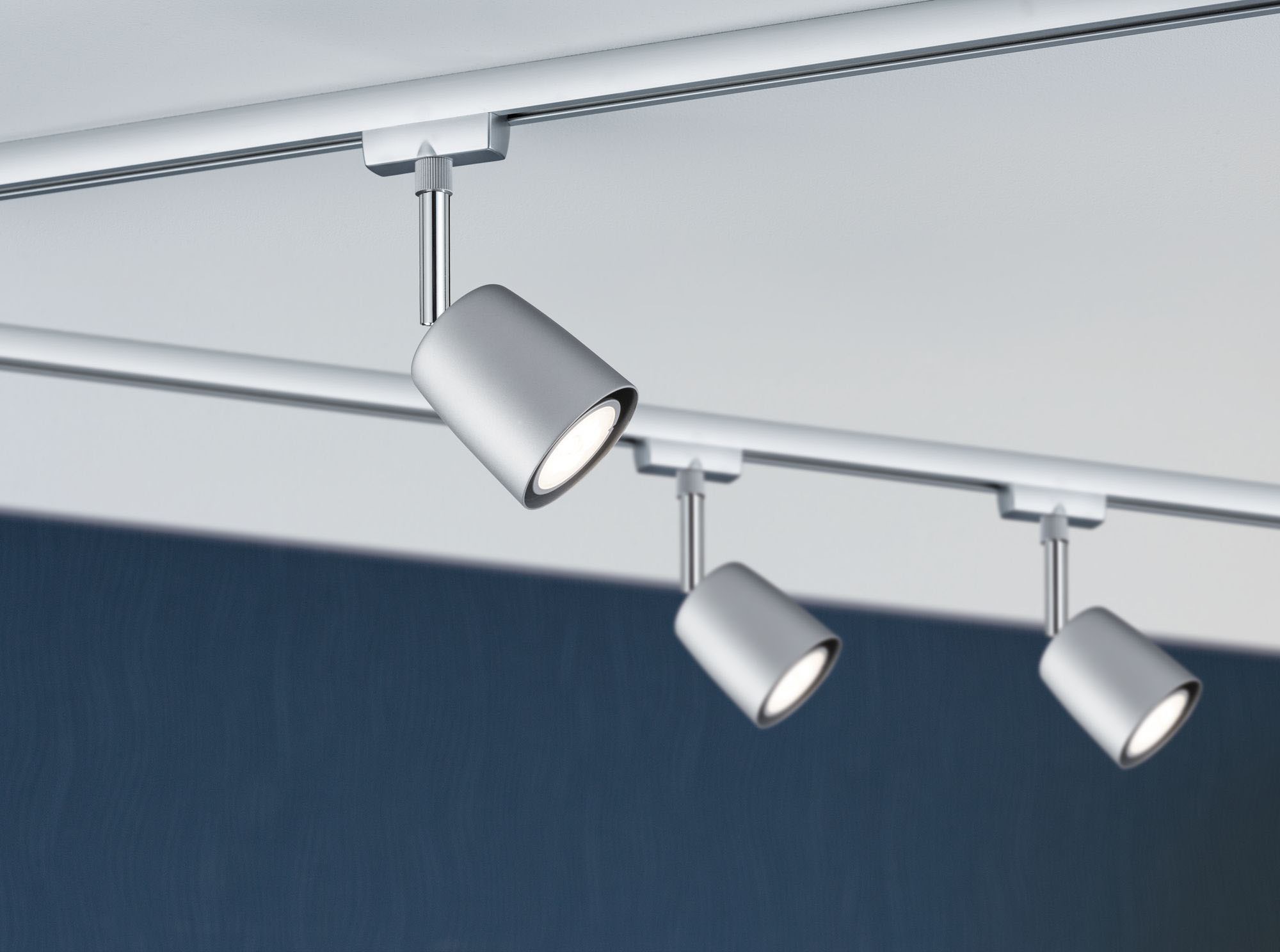 Paulmann Schienensystem-Leuchten »URail Set Cover Chrom matt GU11 max. 4x10W«, GU10