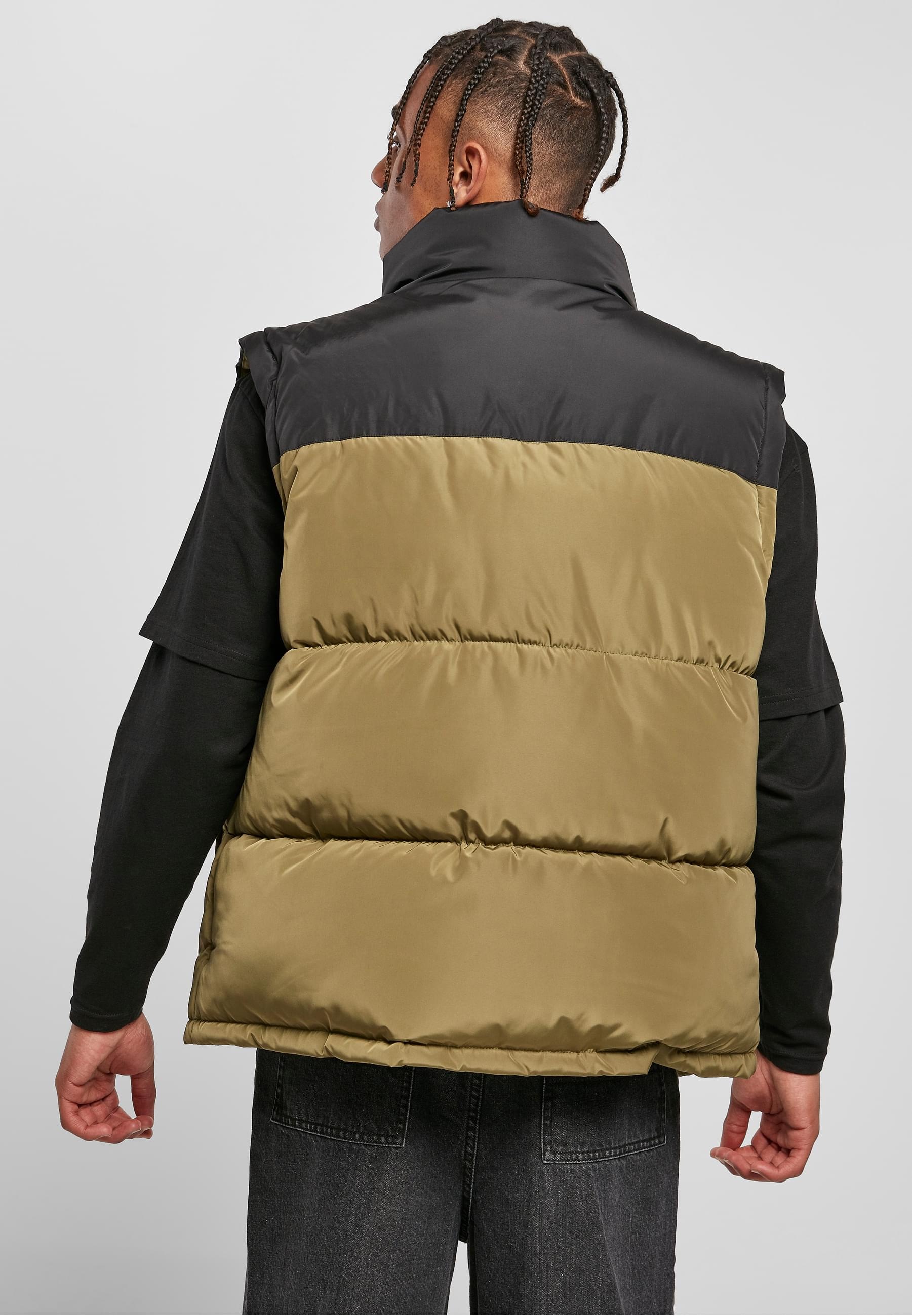 URBAN CLASSICS Jerseyweste »Urban Classics Herren Block Puffer Vest« 1 Stk.
