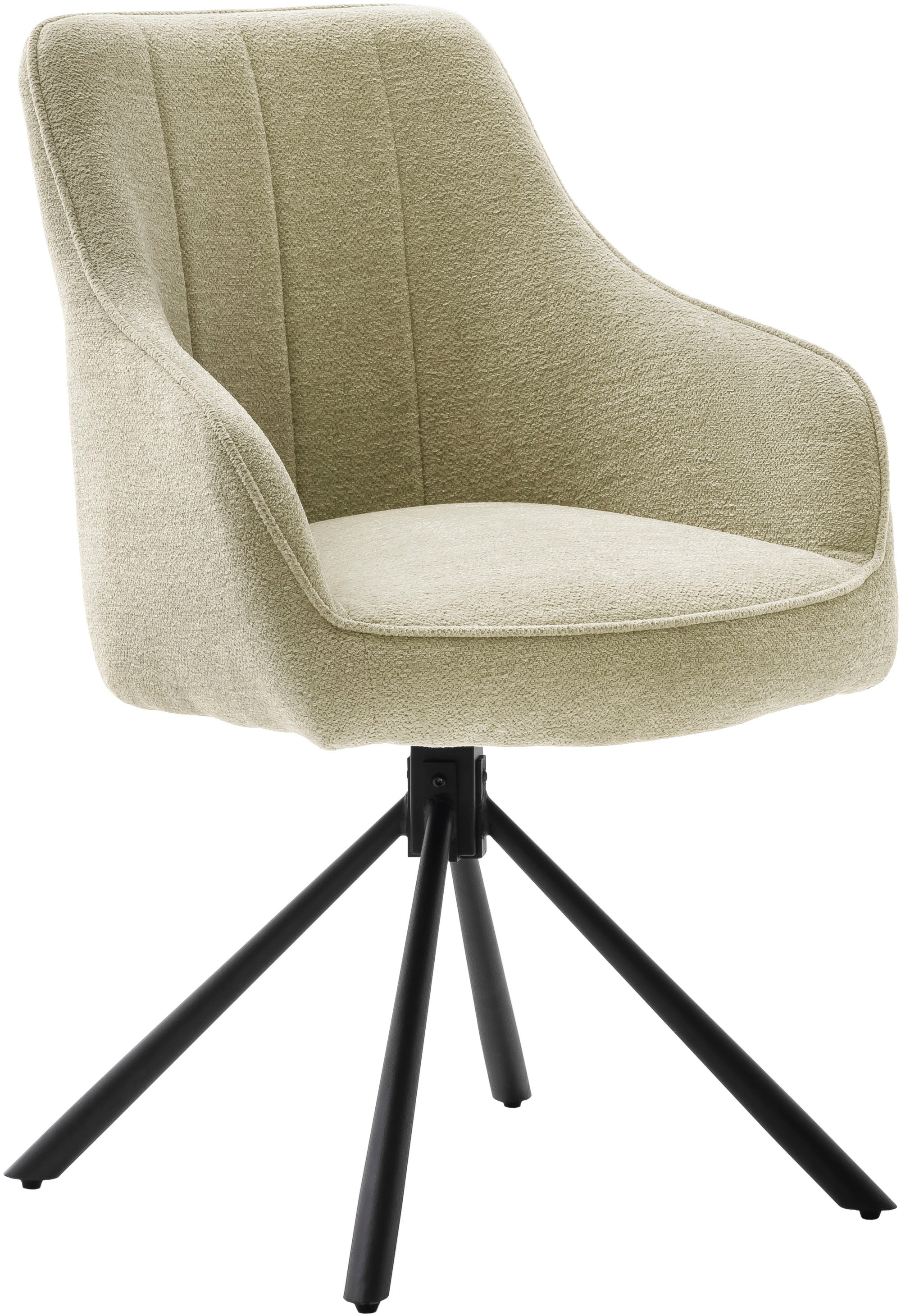 MCA furniture Esszimmerstuhl »KASAMA«, Strukturstoff, (2er-Set), 180° drehb günstig online kaufen