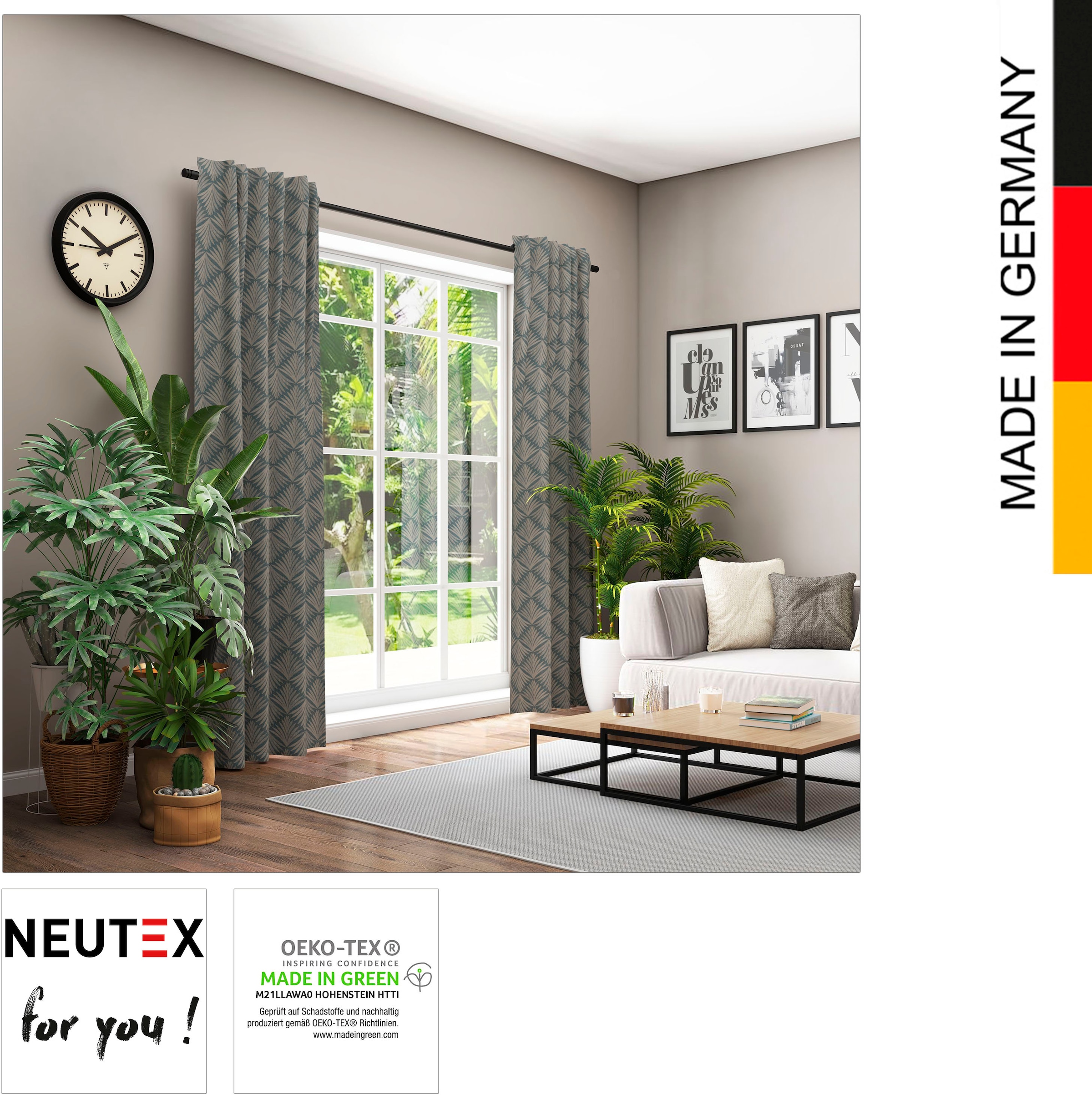 Neutex for you! Vorhang »Como«, (1 St.), moderne Klassik online bei