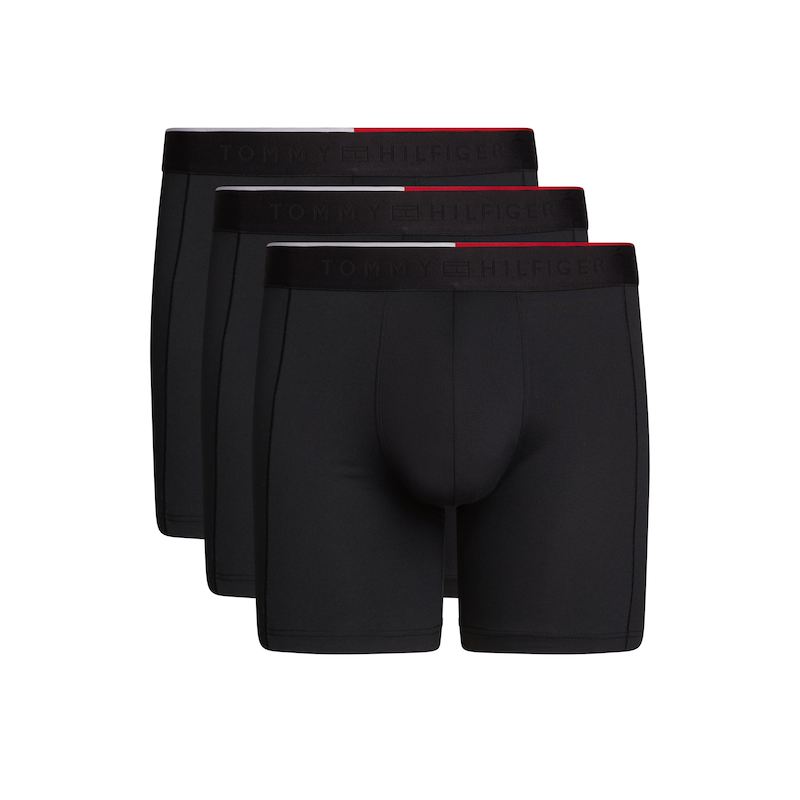 TOMMY HILFIGER UNDERWEAR Boxer »3P BOXER BRIEF« Packung, 3er, 3 Stk. tlg., mit Logobund Black/Black/Black XXL (56) XXL (56) 3er-Pack Boxer Brief...