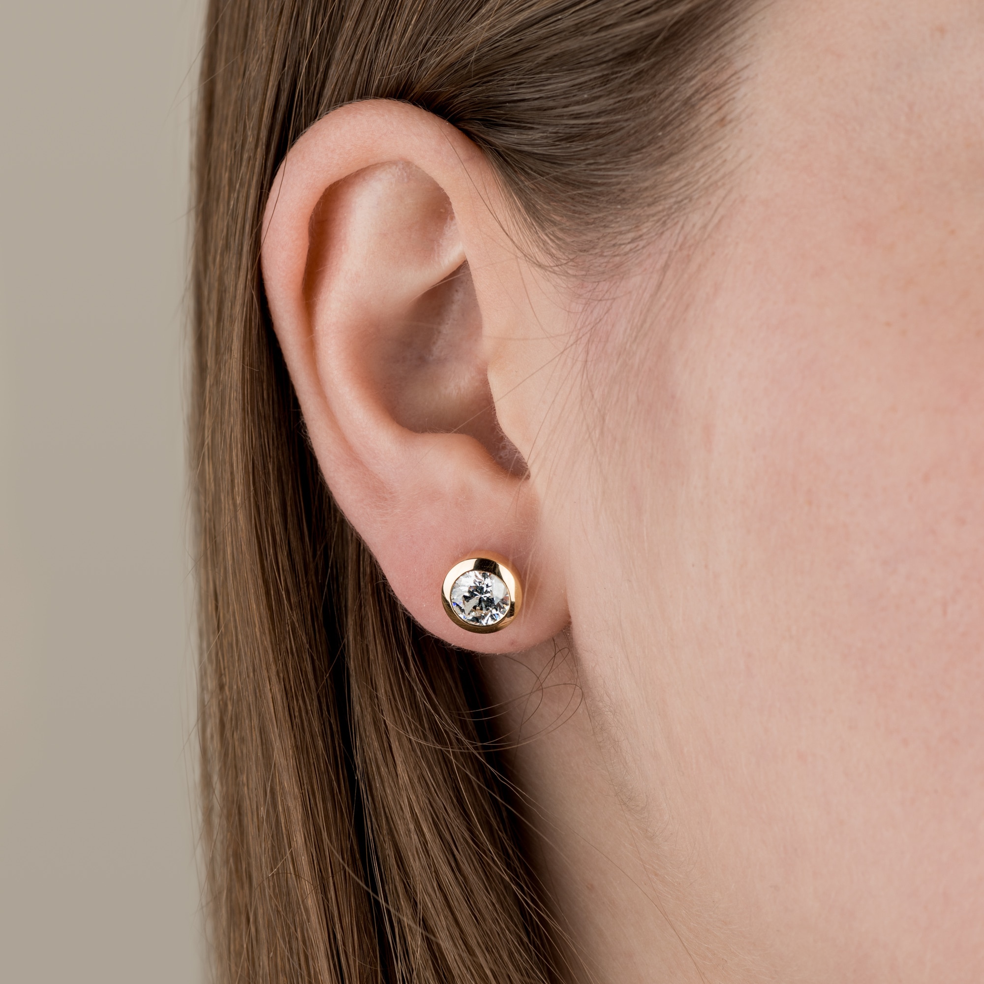 Orolino Paar Ohrstecker »Gold 750 mit 2x Brillant zus. 2,00 ct.«