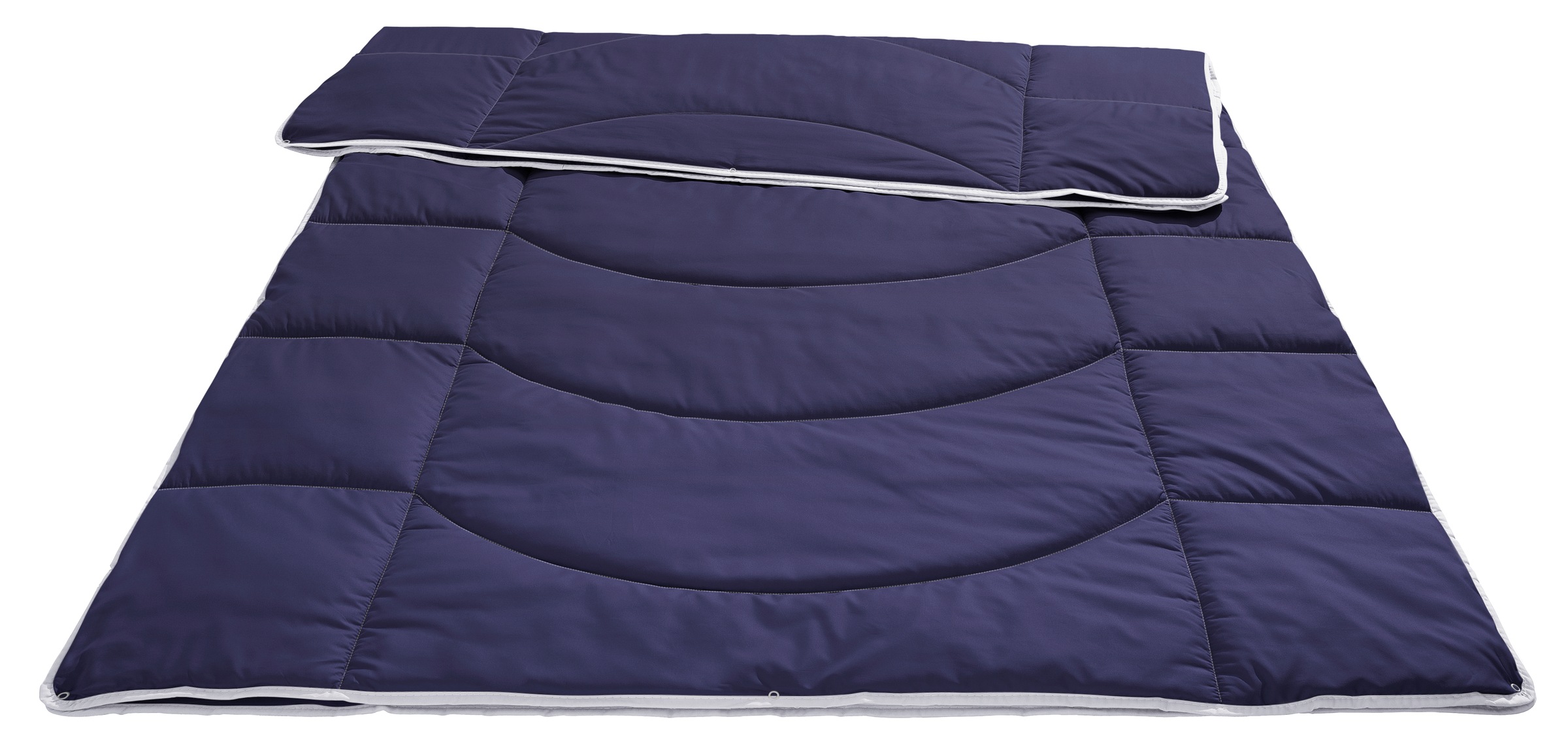 my home Steppbett + Kopfkissen »Microlux, Bettdecke 135x200 cm, 155x220 cm«, (Spar-Set, 1x Bettdecke und 1x Kopfkissen), Set mit Kissen 40x80 cm, 80x80 cm, Sommer, Herbst, Winter in 4 Farben