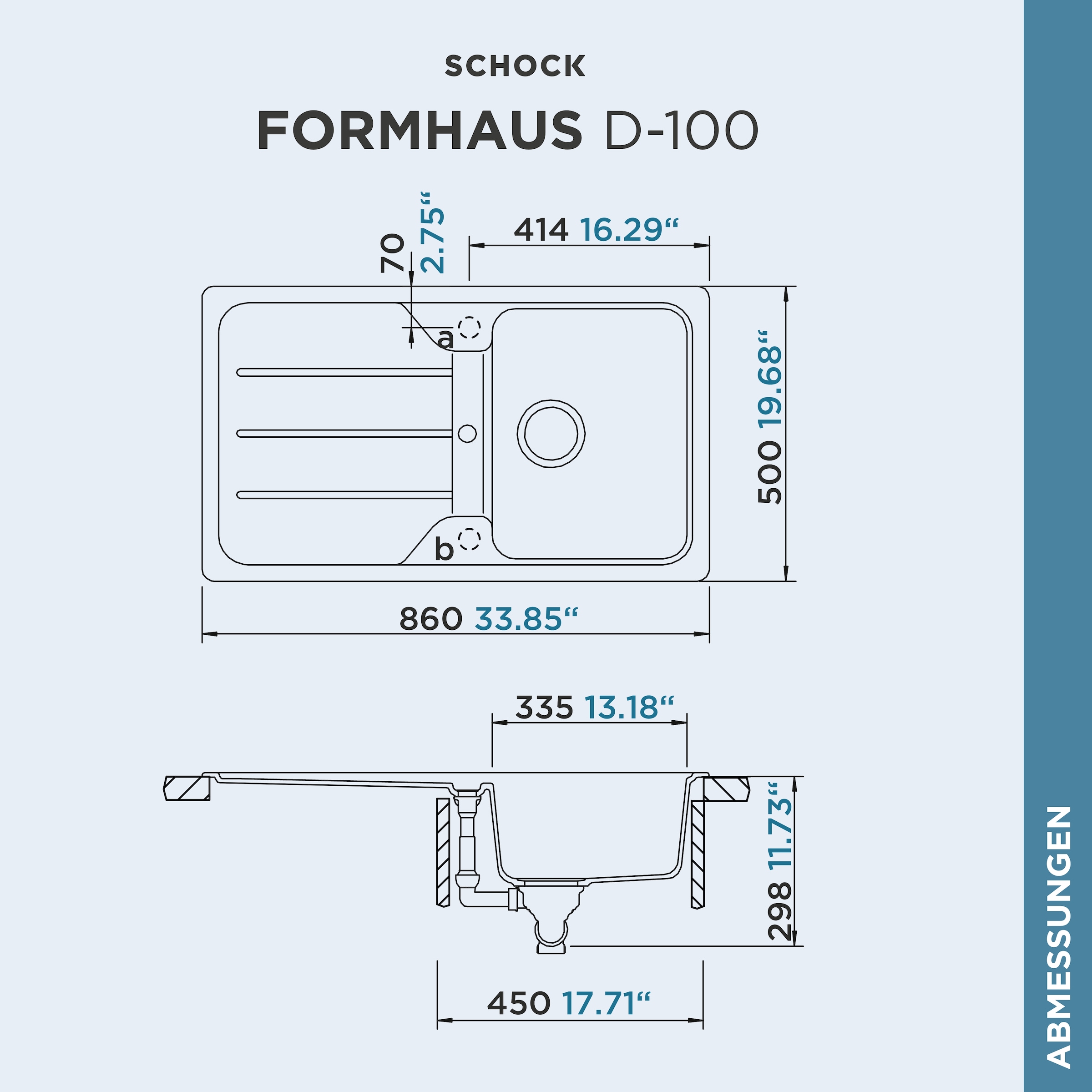 Schock Granitspüle »COMO D-100«