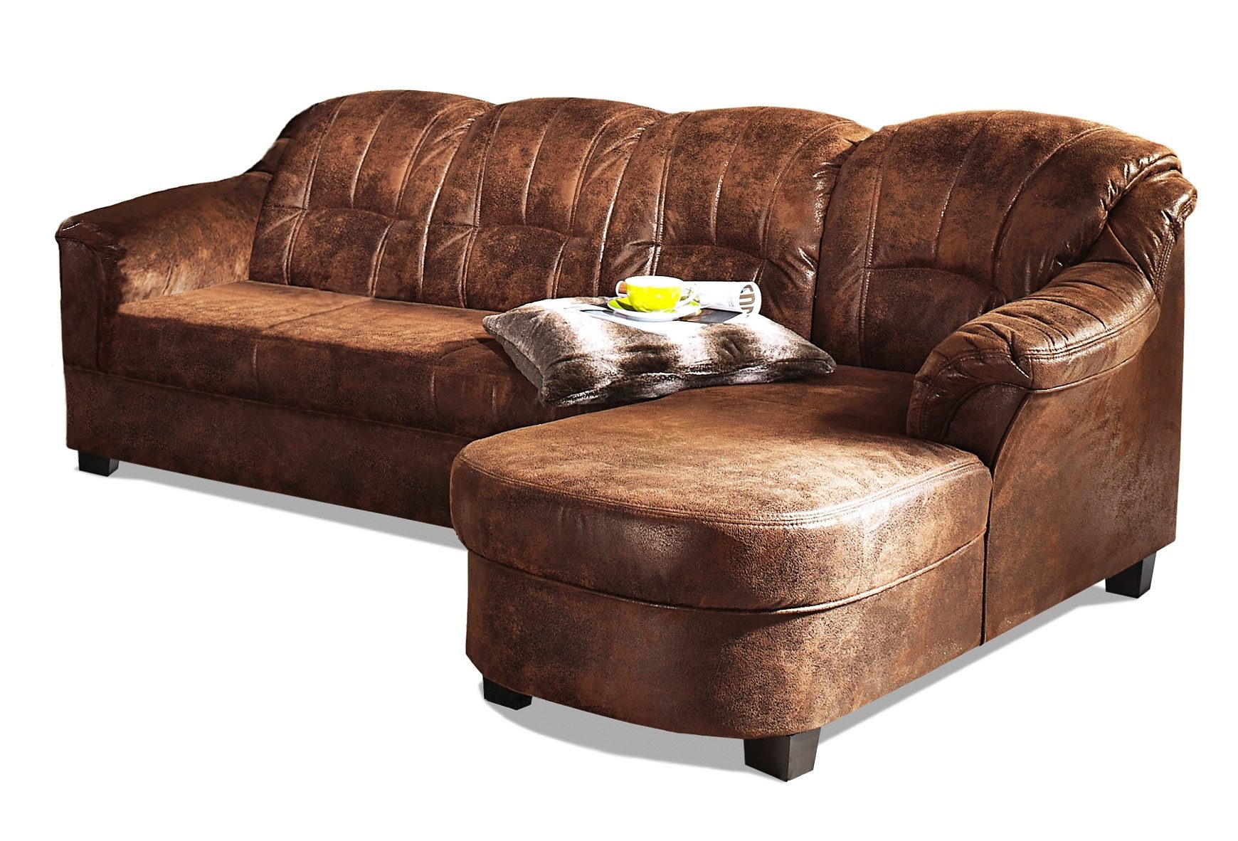 Home affaire Ecksofa »Budapest zeitlos & elegant, bequeme Armlehnen, L-Form günstig online kaufen