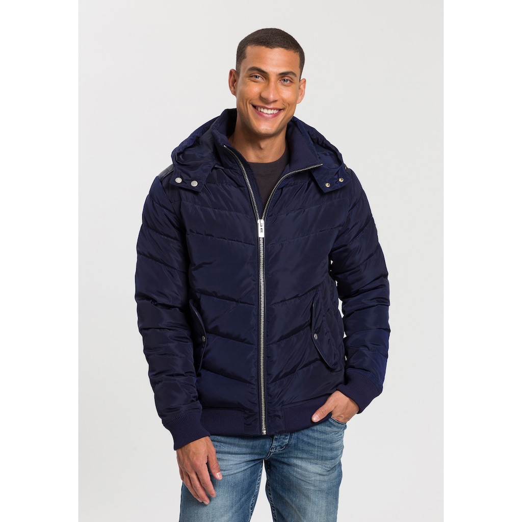 Bruno Banani Blouson, mit Kapuze