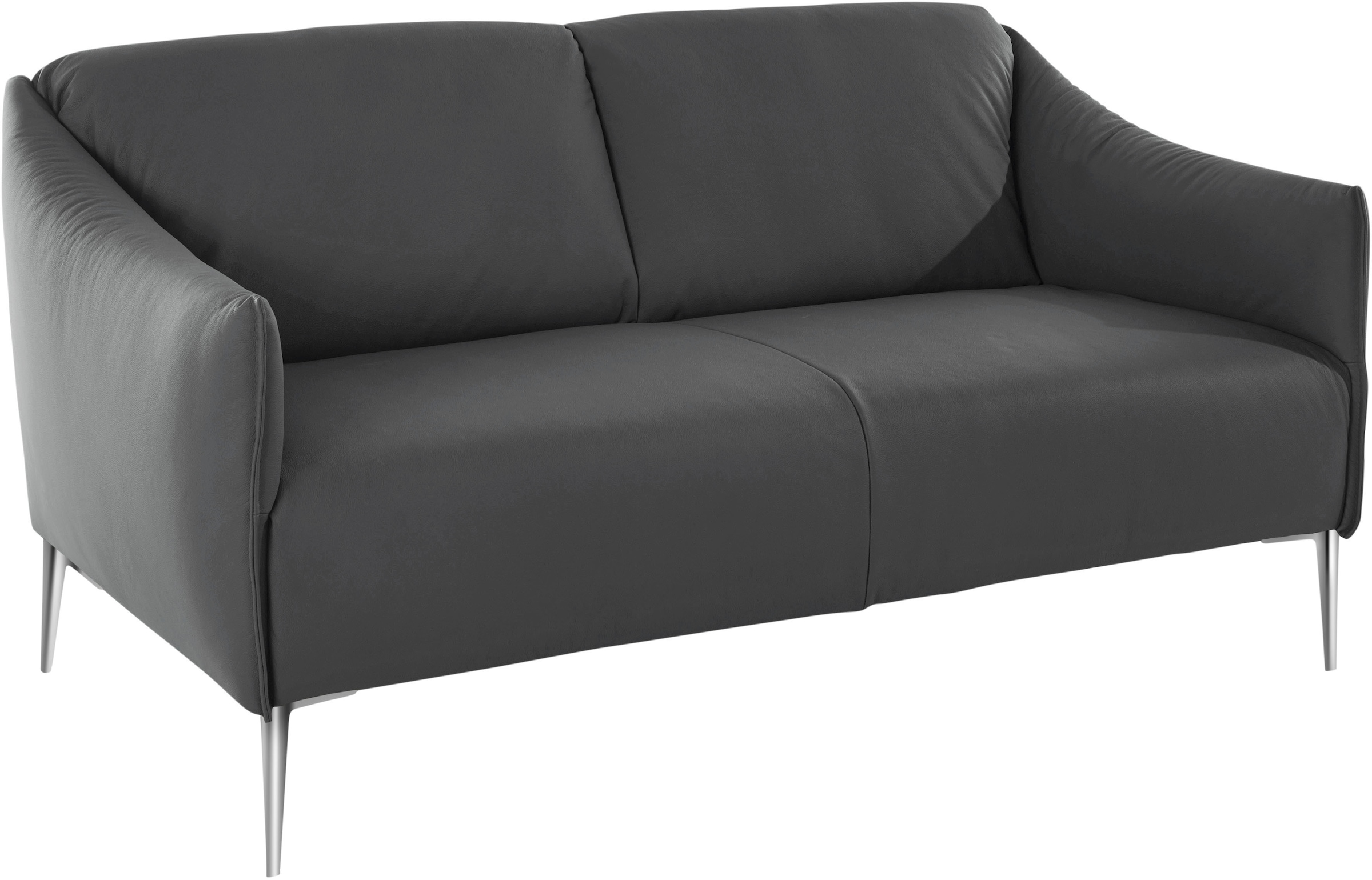 W.SCHILLIG 2-Sitzer »sally«, mit Metallfüßen in Chrom glänzend, Breite 154 cm