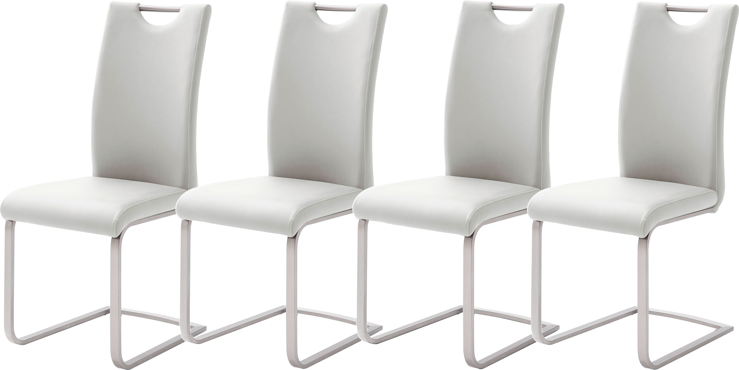 MCA furniture Freischwinger »Paulo«, (Set), 4 St., Kunstleder, Stuhl belast günstig online kaufen