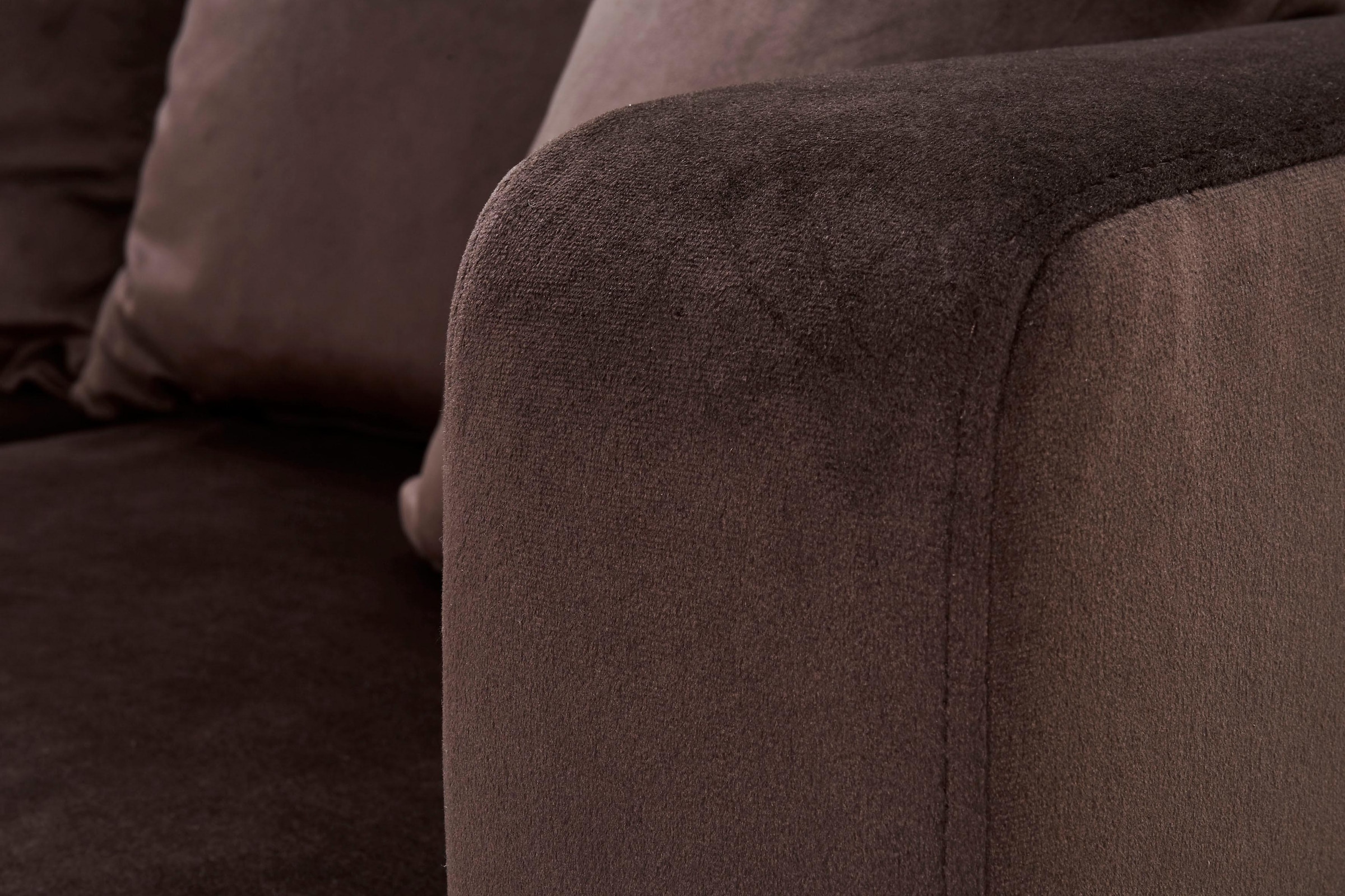 Guido Maria Kretschmer Home&Living Ecksofa »Renesse L-Form«, lose Kissen, Keder an Sitzkissen