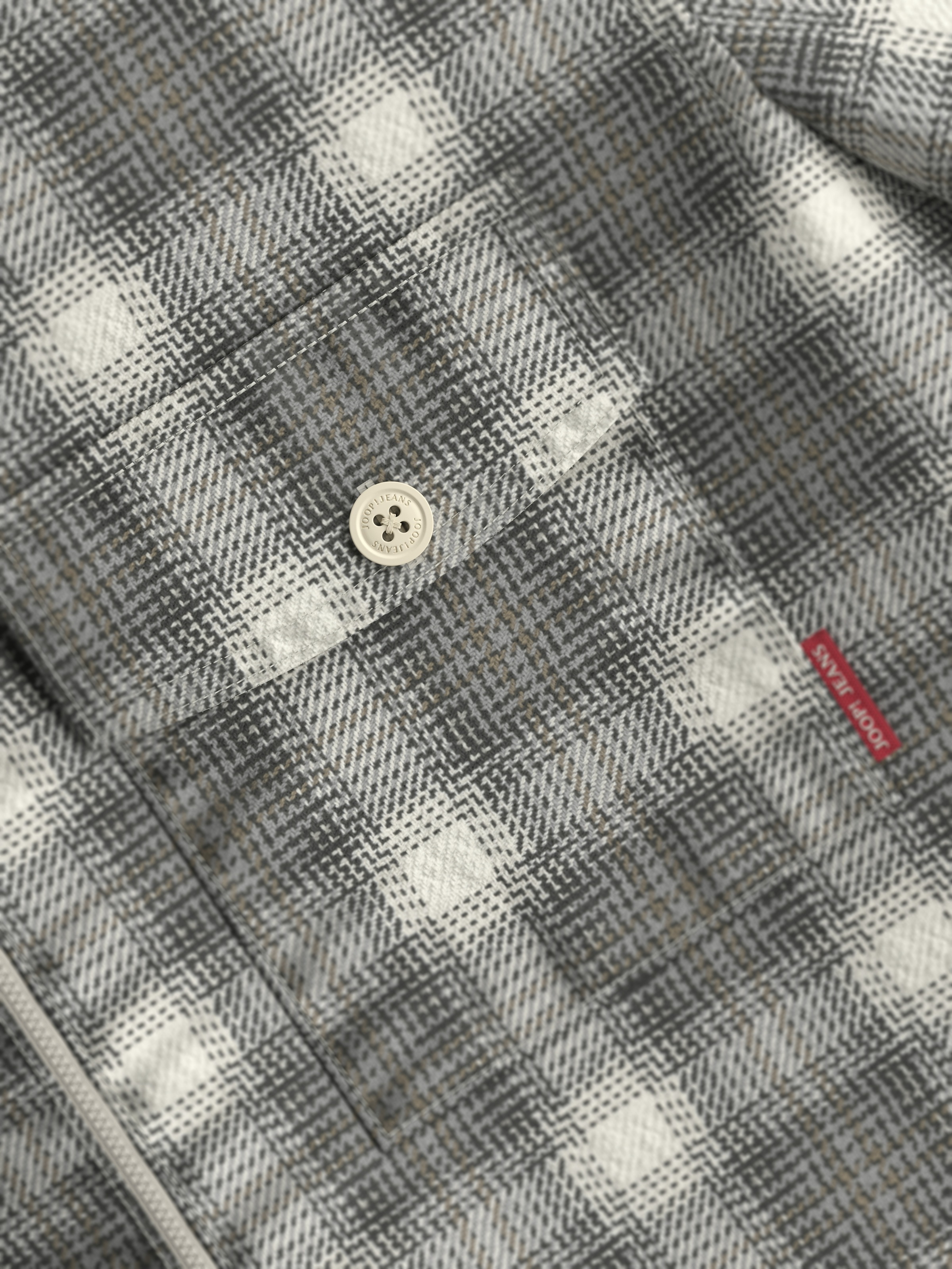 Joop Jeans Langarmhemd »Hacket-W«, Mit Rundhalsausschnitt