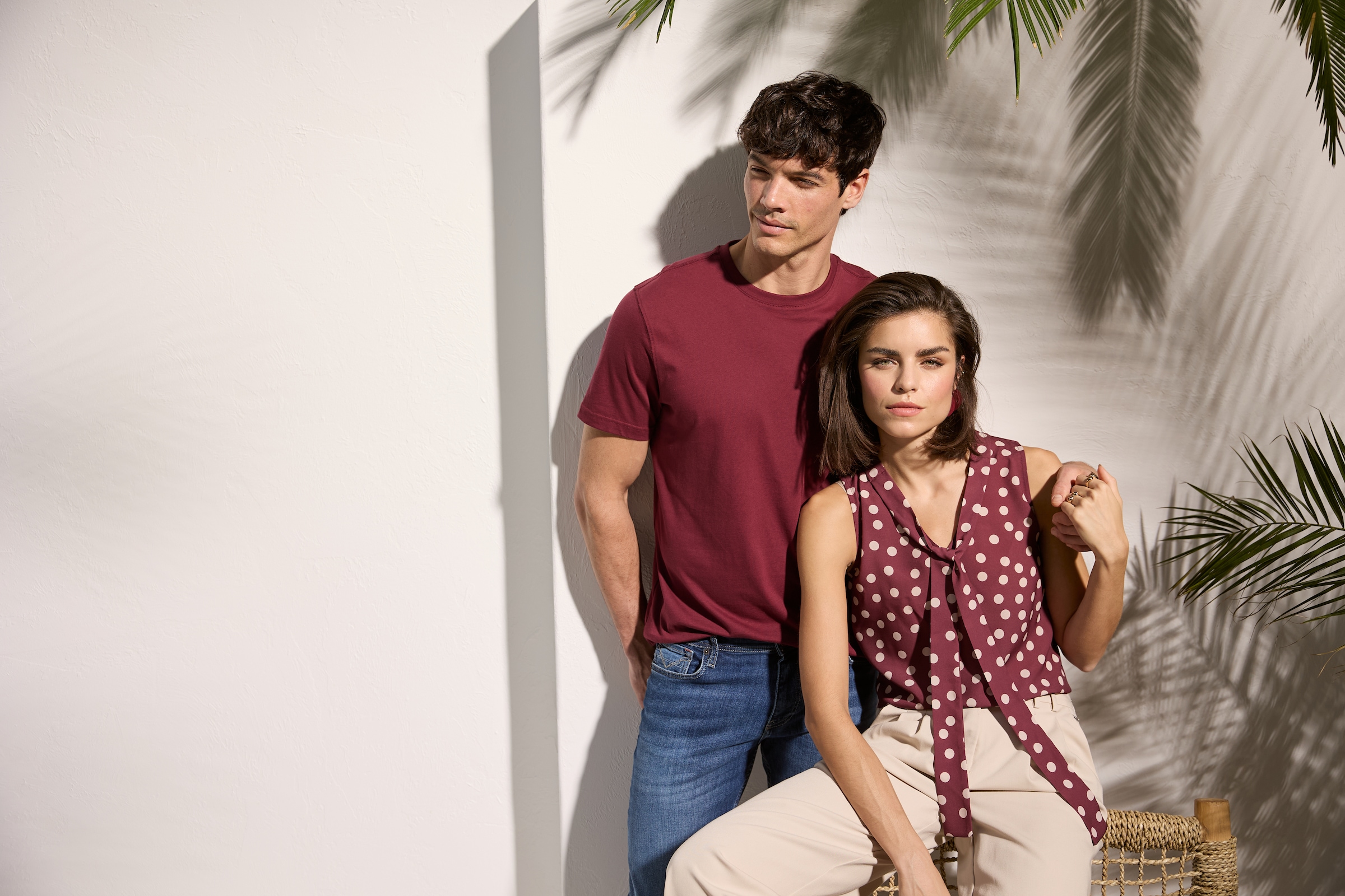 Laura Scott Bundfaltenhose  mit weitem Bein