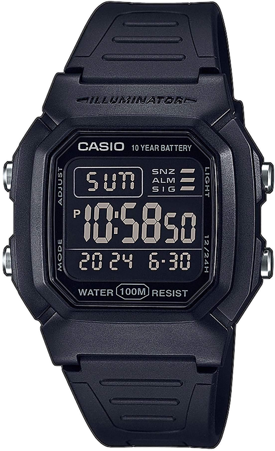 Casio Collection Chronograph »W-800H-1BVES« im Online-Shop bestellen