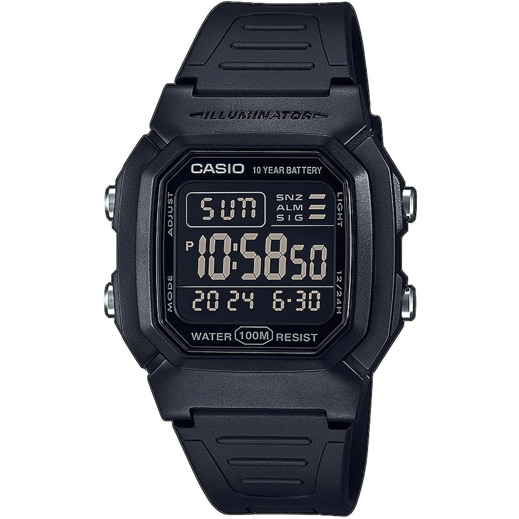 Casio Collection Chronograph »W-800H-1BVES«