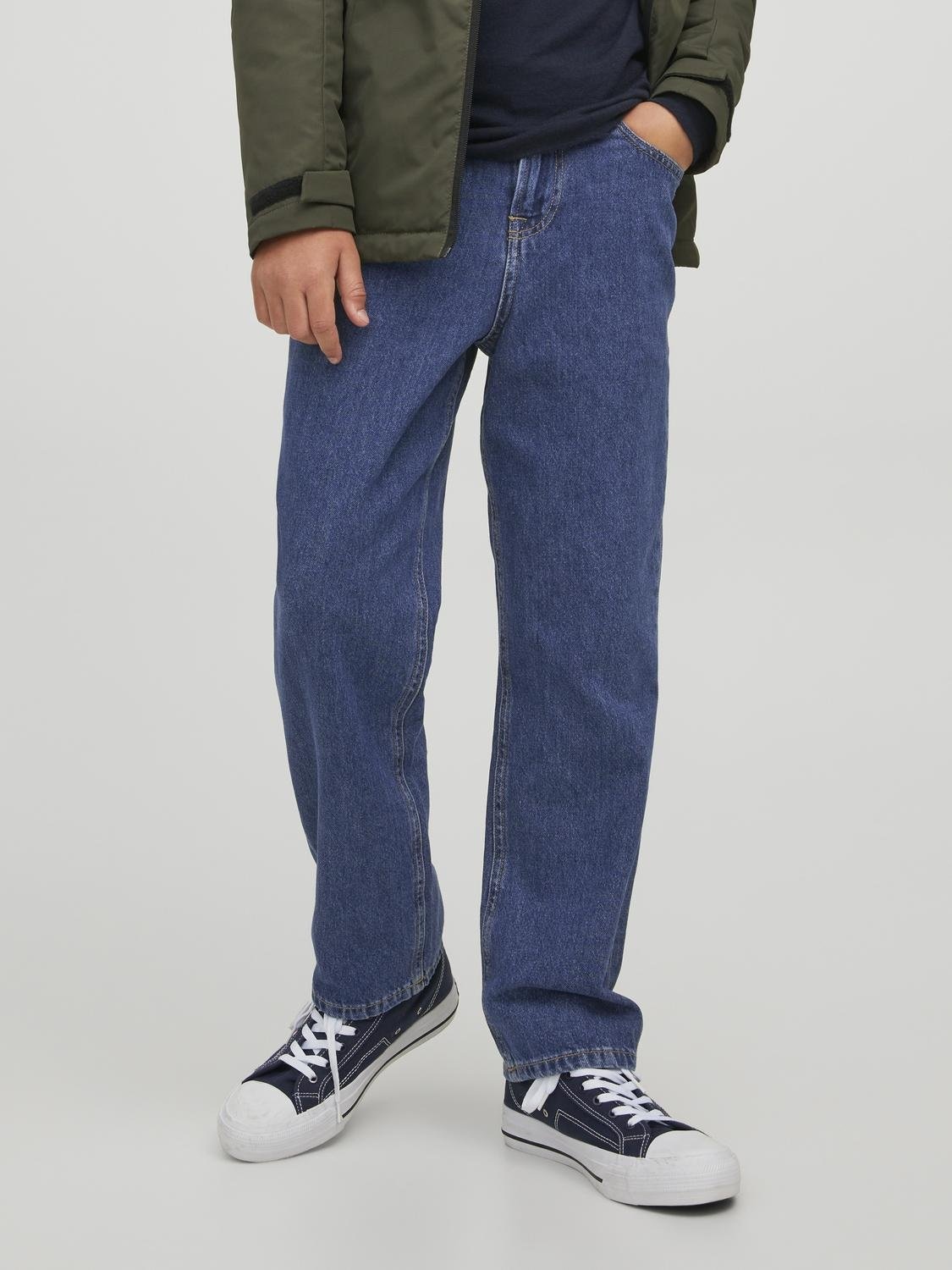 Jack & Jones Junior Loose-fit-Jeans »JJICHRIS JJORIGINAL SQ 043 JNR«