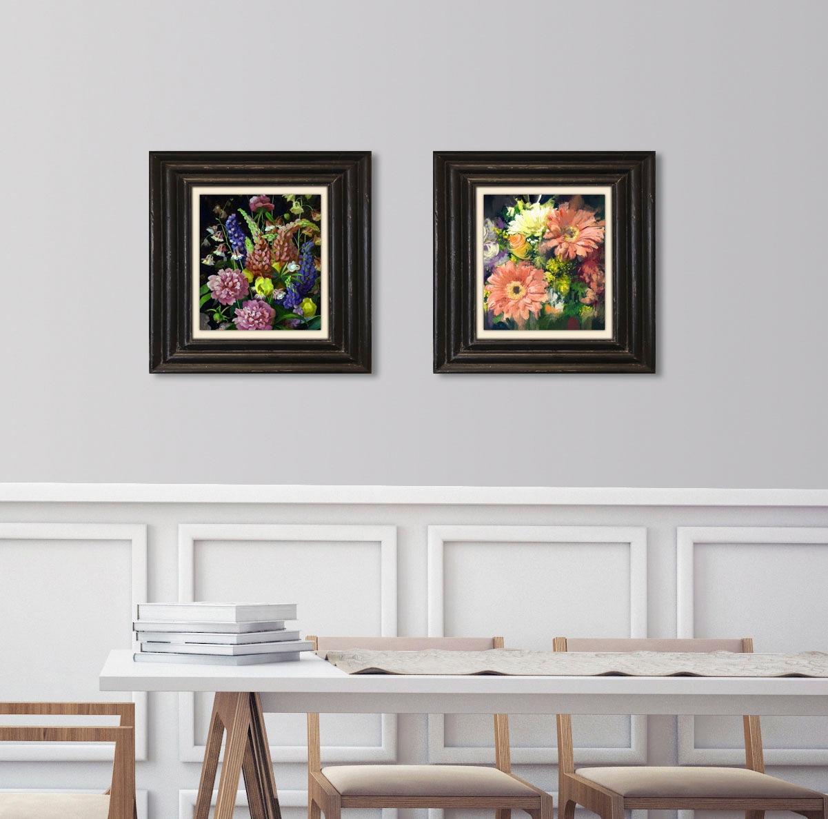 queence Leinwandbild »Blumen«, Kunst-Blumen-Blumenbilder-Stillleben-Garten- günstig online kaufen