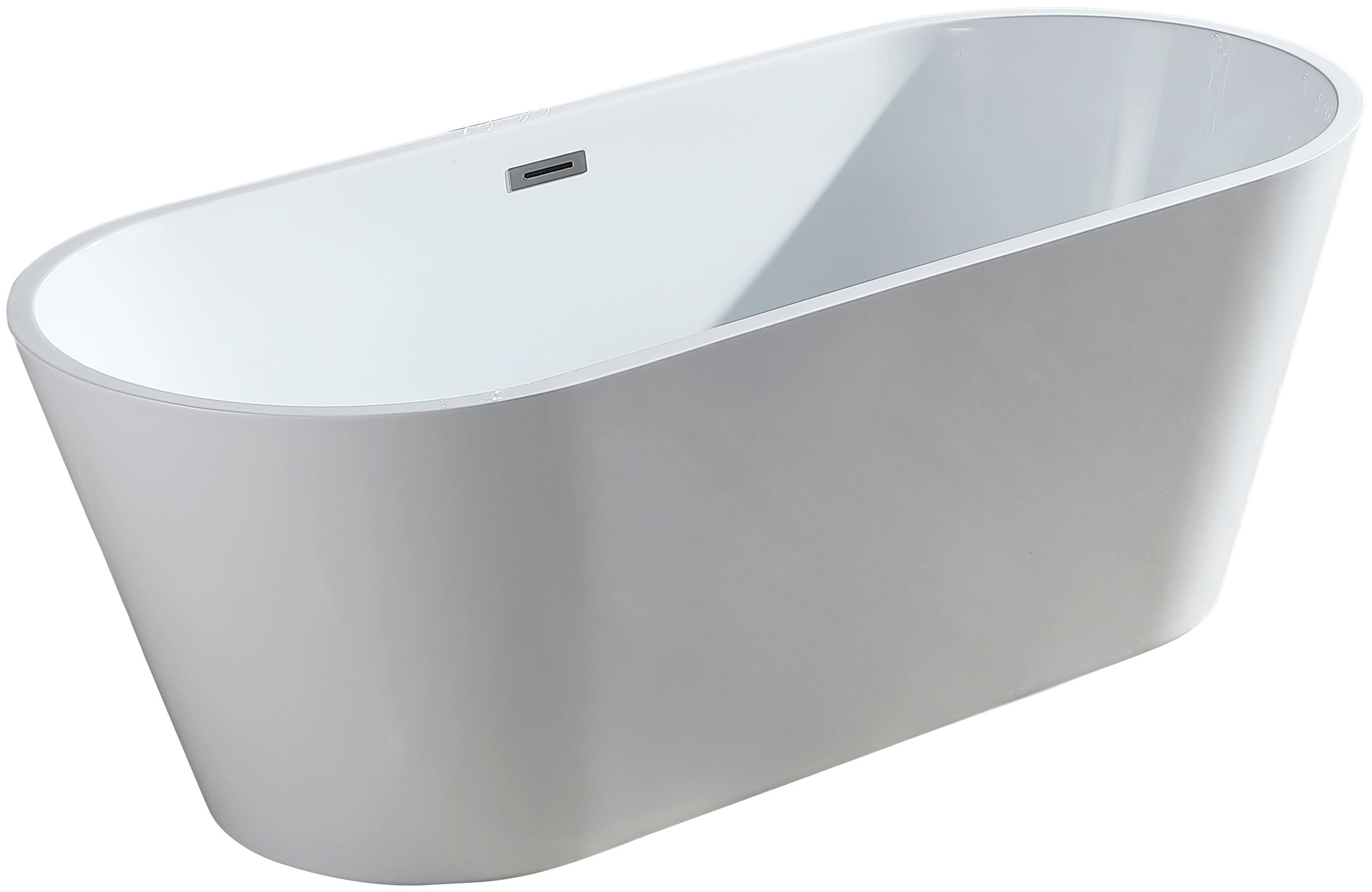 welltime Badewanne »Tavira« Höhe 60 cm mit Ablaufstöpsel   verstellbare Füß günstig online kaufen