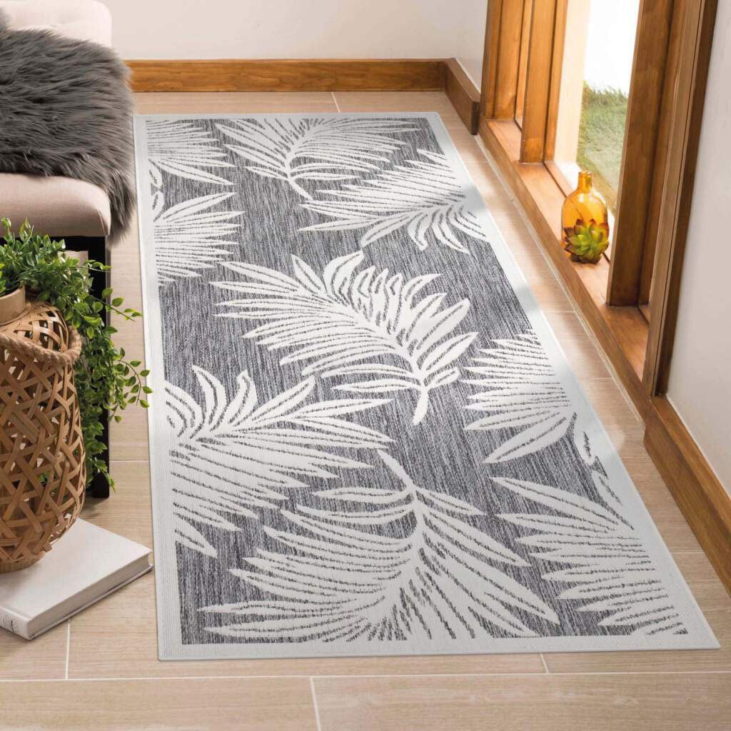 Carpet City Outdoorteppich »Outdoor 468«, rechteckig, 5 mm Höhe, Läufer, UV-beständig, Flachgewebe, auch quadratisch, In- und Outdoor