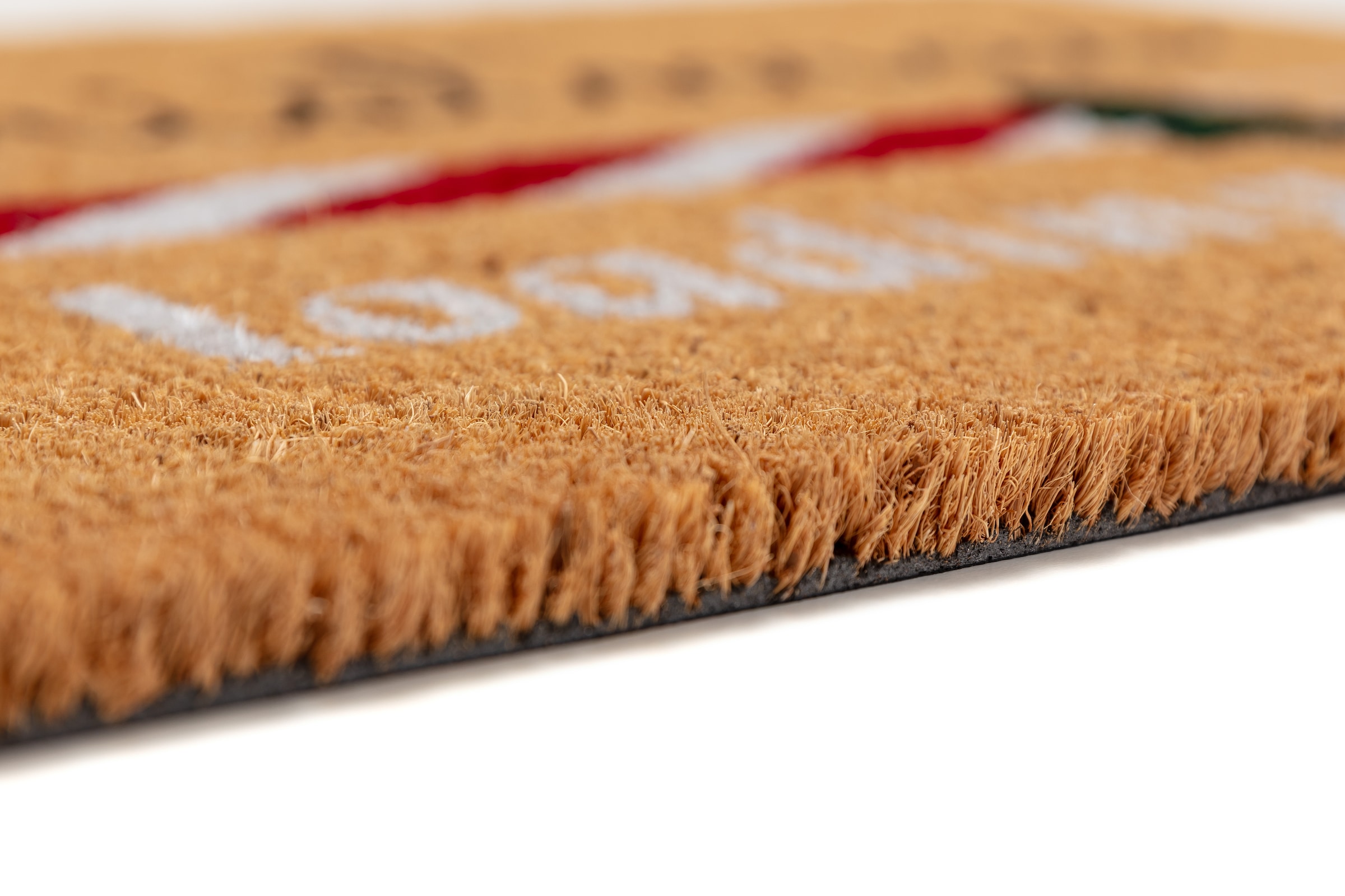 ASTRA Fußmatte »Kokosvelours bedruckt ca.40x60cm D.026 Xmas loadin« rechteckig 1,4 mm Höhe Natürliches Material
