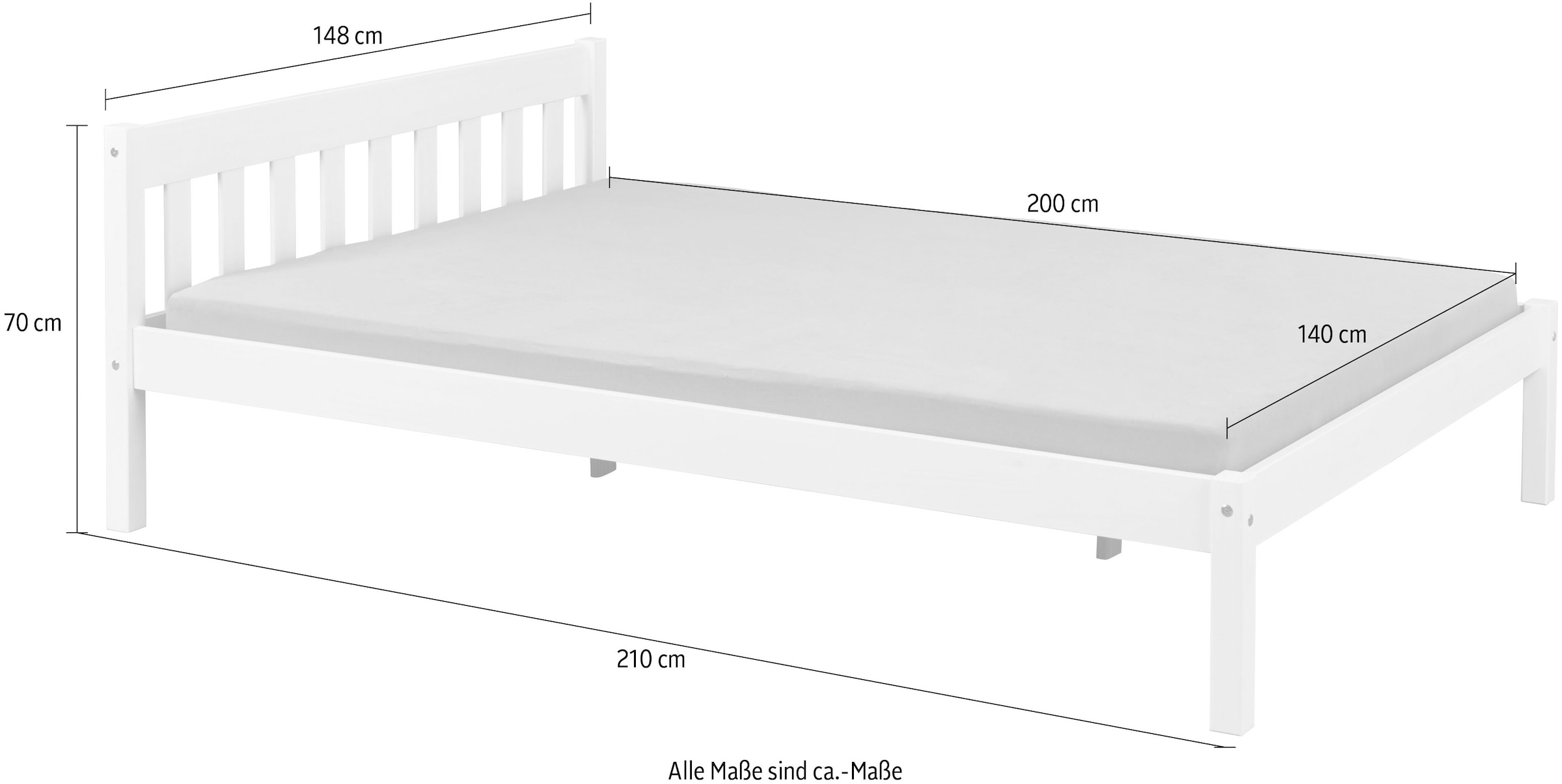 Inter Link Massivholzbett