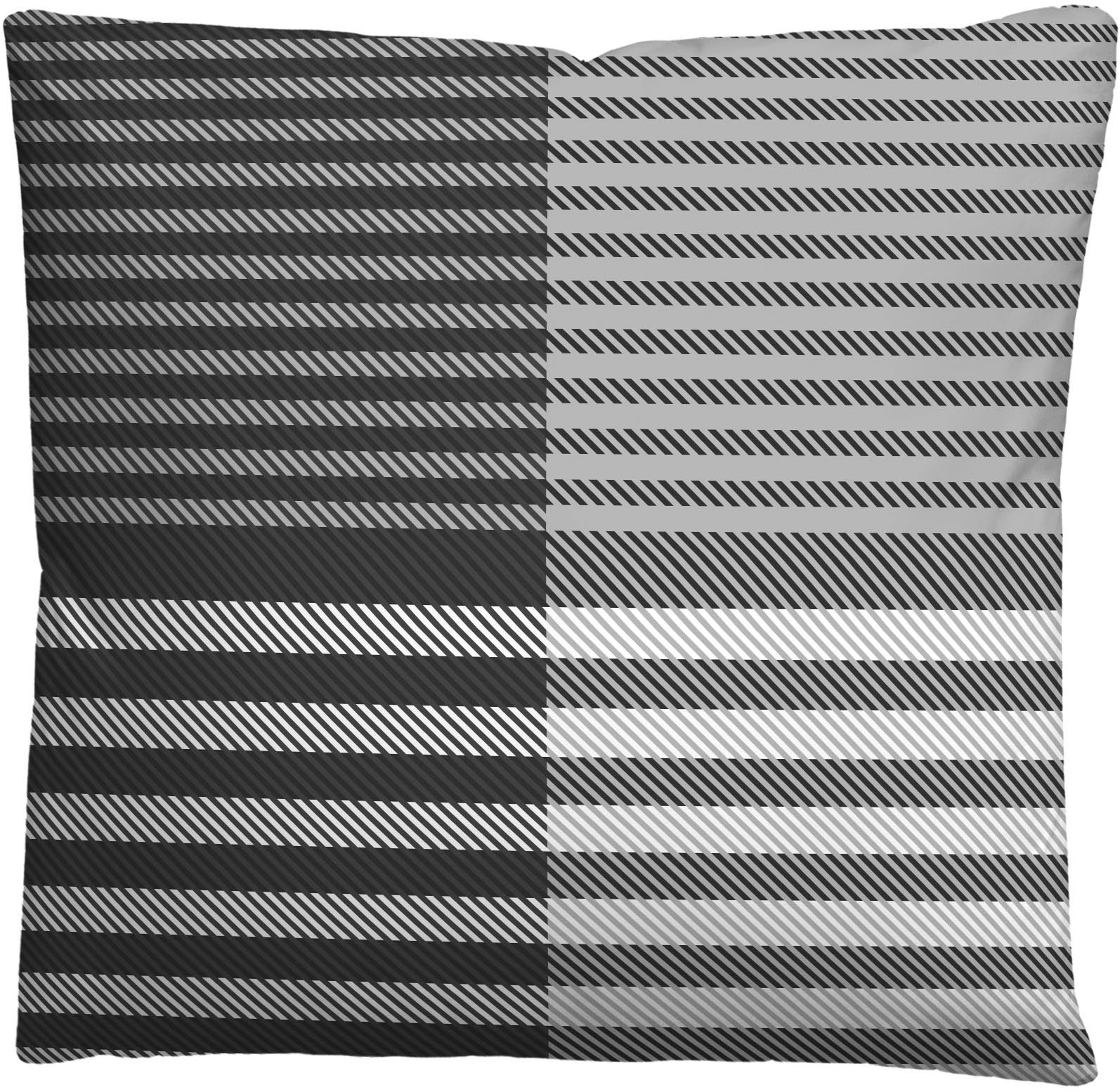 Biberna Bettwäsche »0004106« 2 Stk. tlg. wohlig warm + weich, pflegeleicht, 100% Baumwolle, Reißverschluss