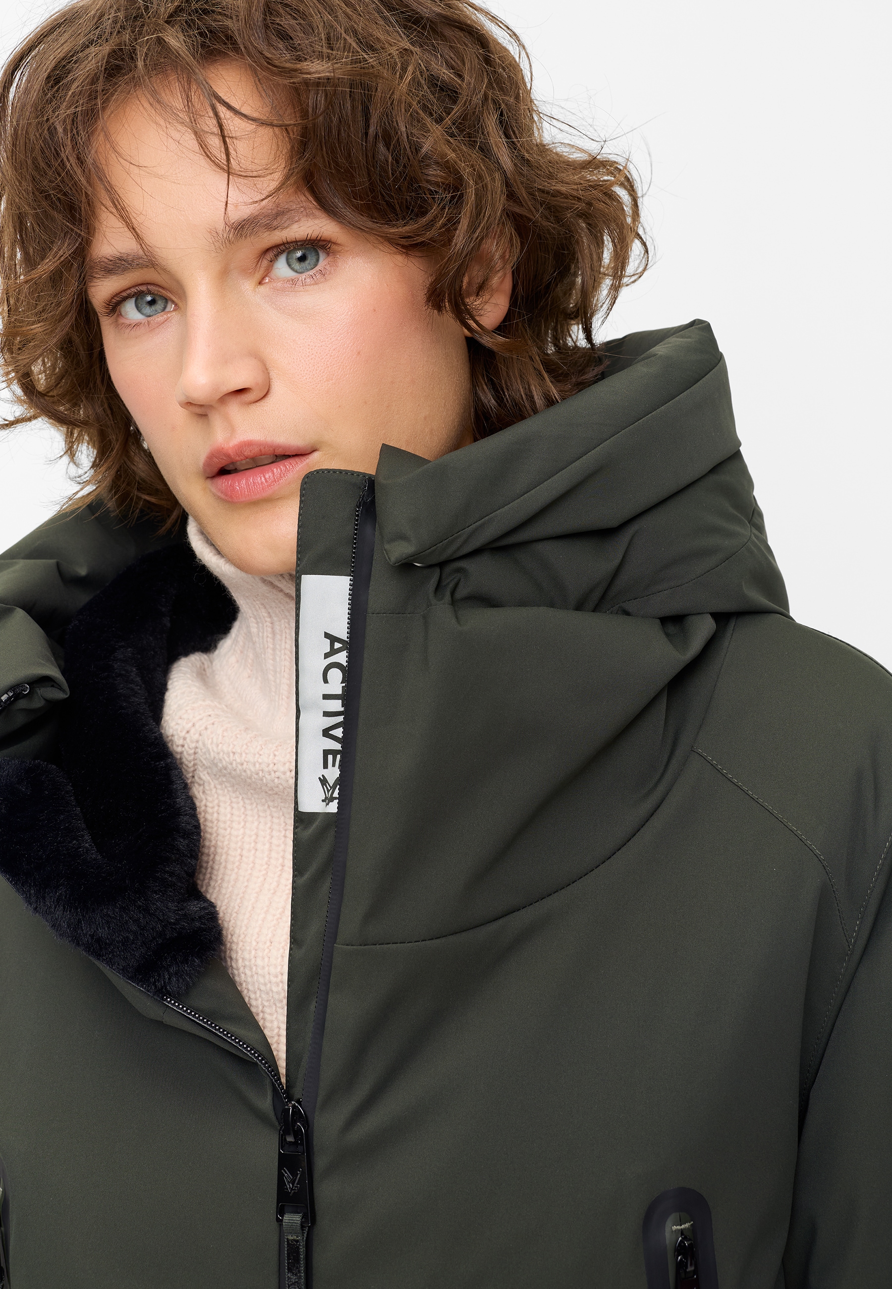 Fuchs Schmitt Parka mit Kapuze mit Kapuze, Regular Fit, 2-Wege-Zipper