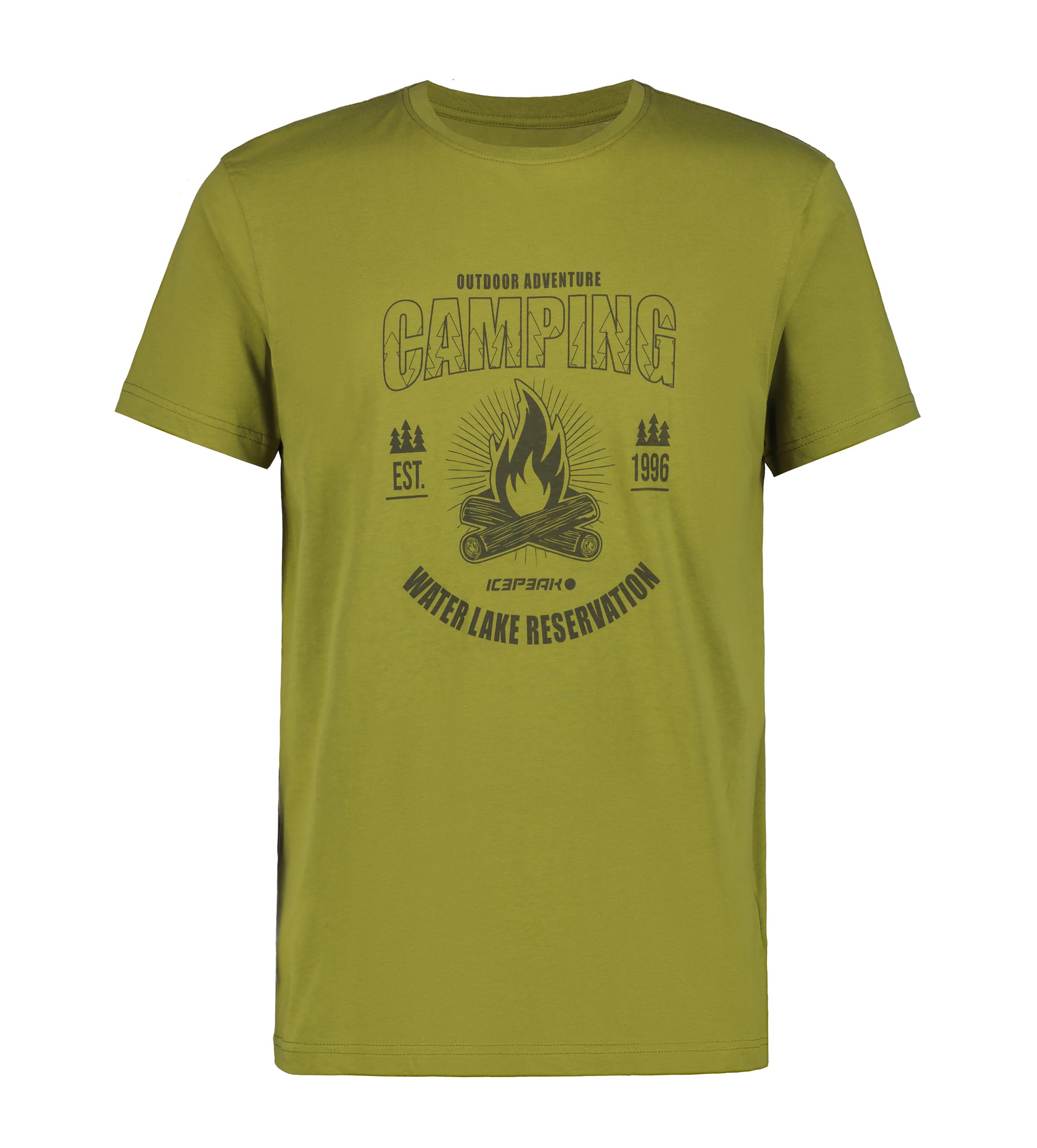 Icepeak T-Shirt »MOSBACH« mit Print, aus Baumwolle, klassischer T-Shirt-Schnitt