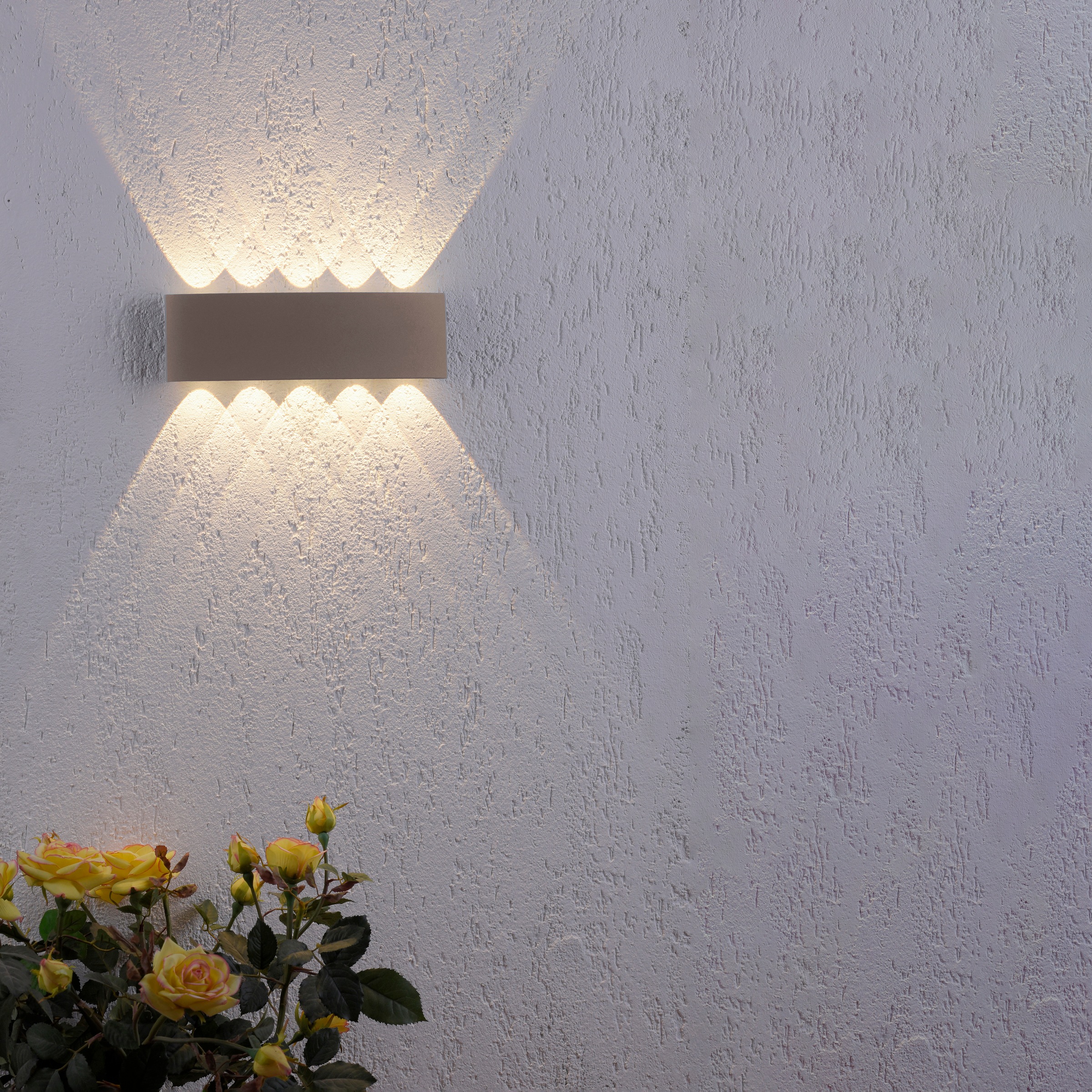 Paul Neuhaus LED Wandleuchte »CARLO« LED-Board 1 Stk. Warmweiß IP54, Für In günstig online kaufen