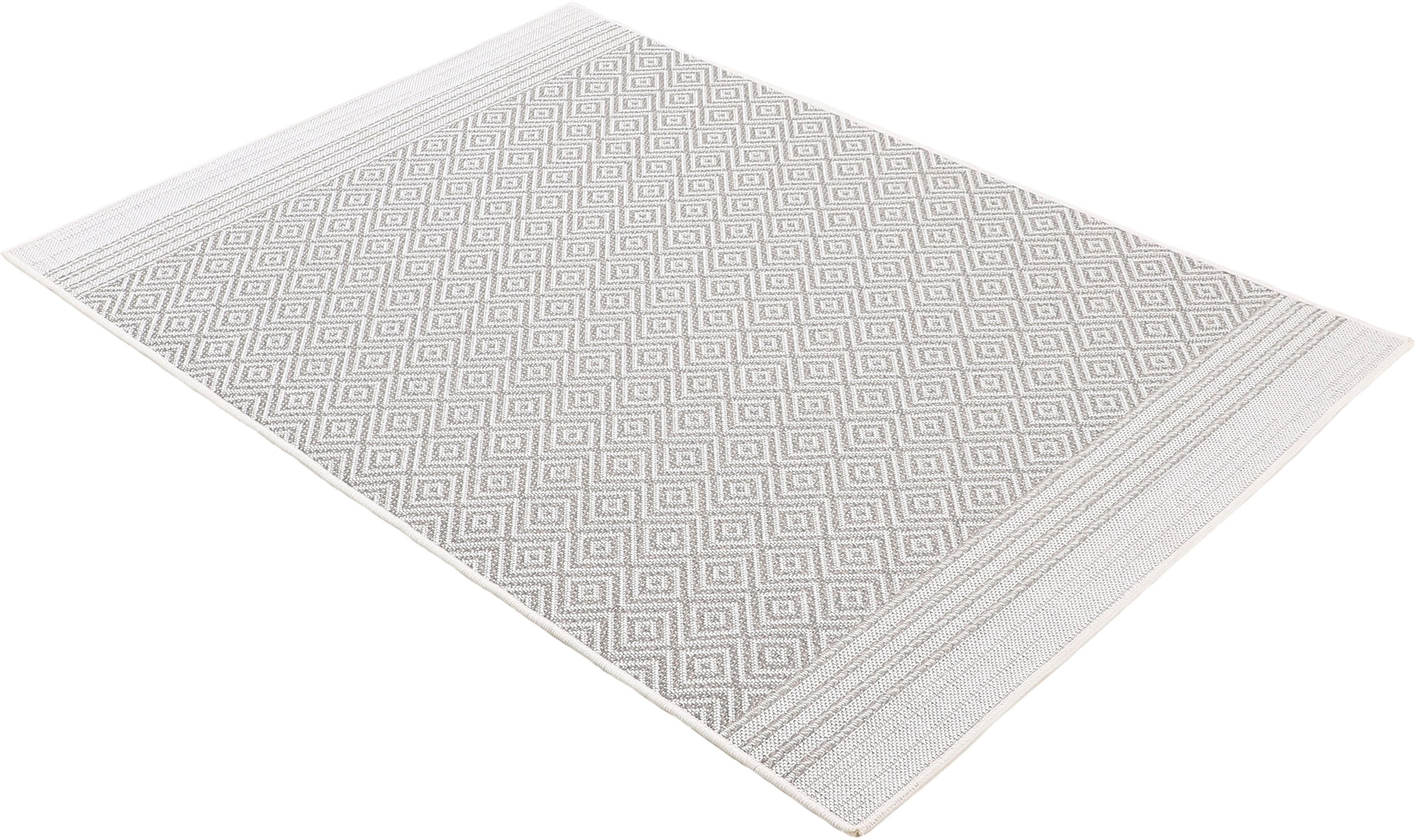 carpetfine Teppich »Boho UV-beständig, rechteckig, schnell Sisal robustes Flachgewebe, und bequem 103«, Außenbereich bestellen Optik