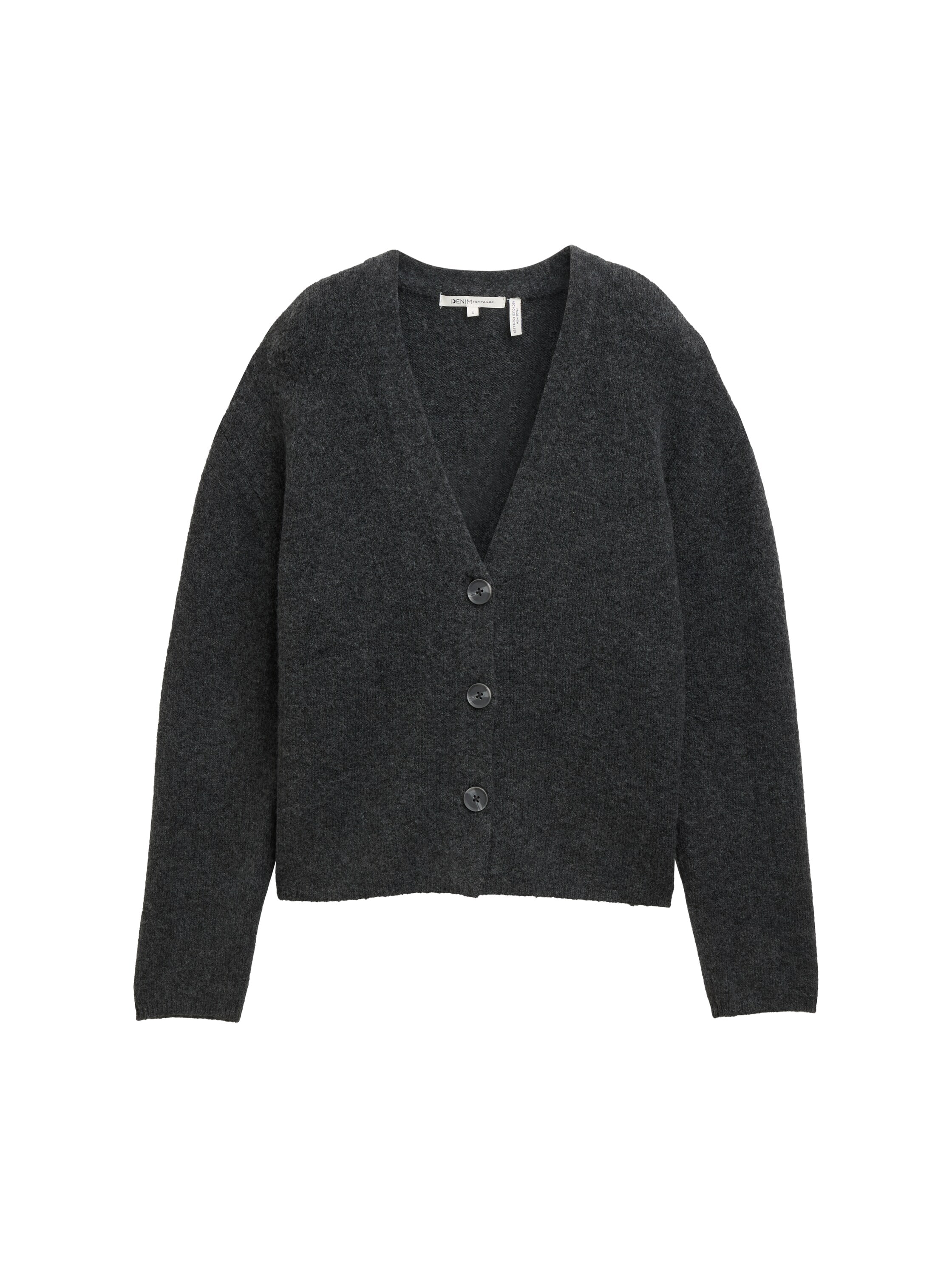 TOM TAILOR Denim Cardigan mit V-Ausschnitt