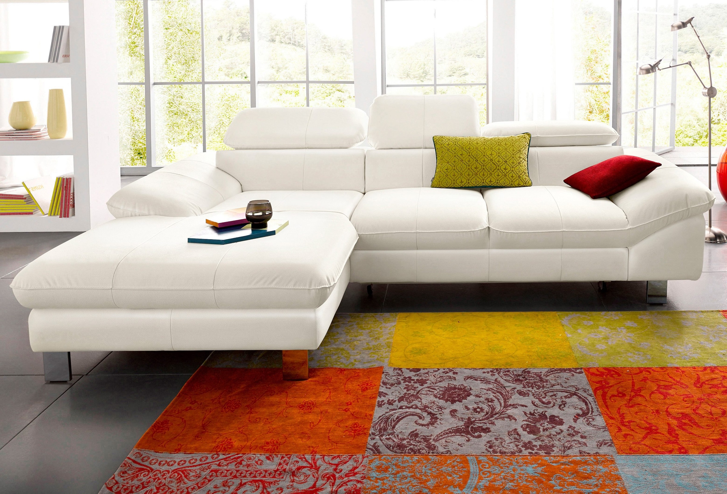 COTTA Ecksofa »Driver L-Form« mit Kopfteilverstellung, wahlweise mit Bettfu günstig online kaufen