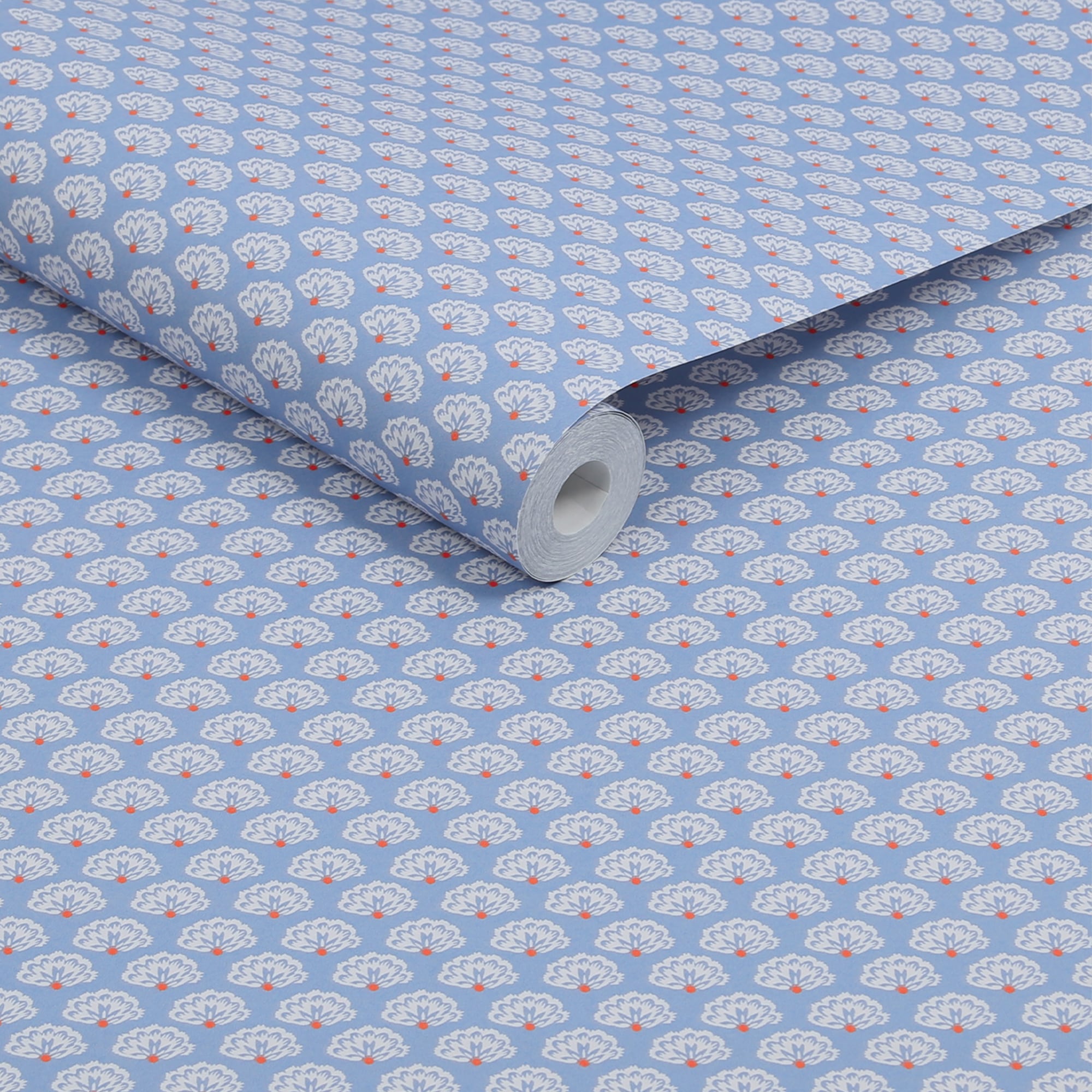 Joules Vliestapete »Peacock Geo« geblümt glatt Design Tapeten