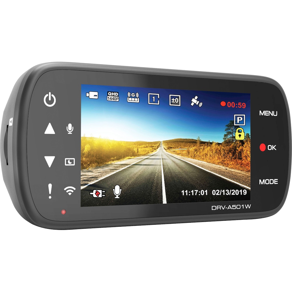 Kenwood Dashcam »DRV-A501W«, WQHD, WLAN (Wi-Fi)