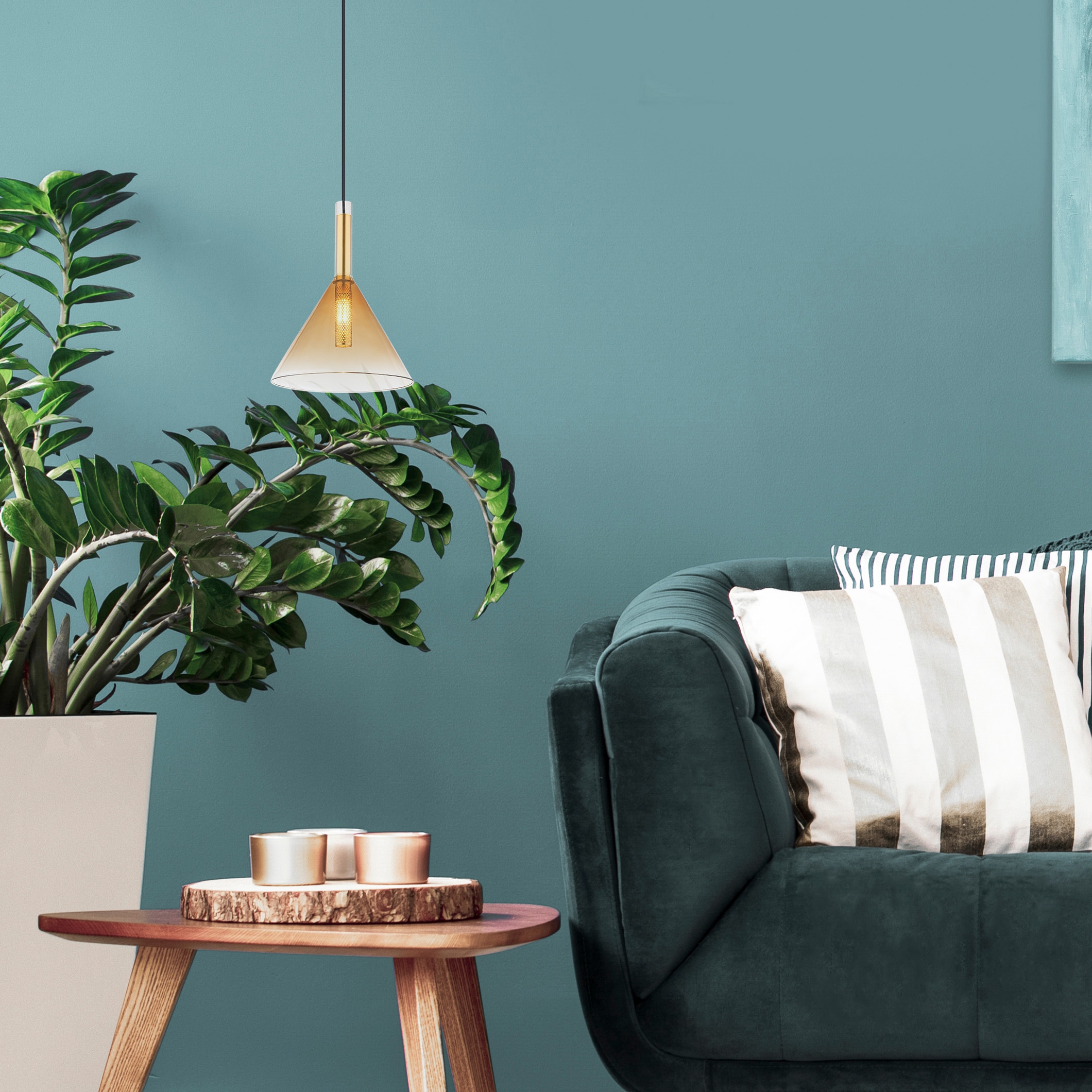 GLOBO LIGHTING Hängeleuchte »LOPUSA« G9 1 Stk. Hängelampe Esszimmer-Leuchte günstig online kaufen