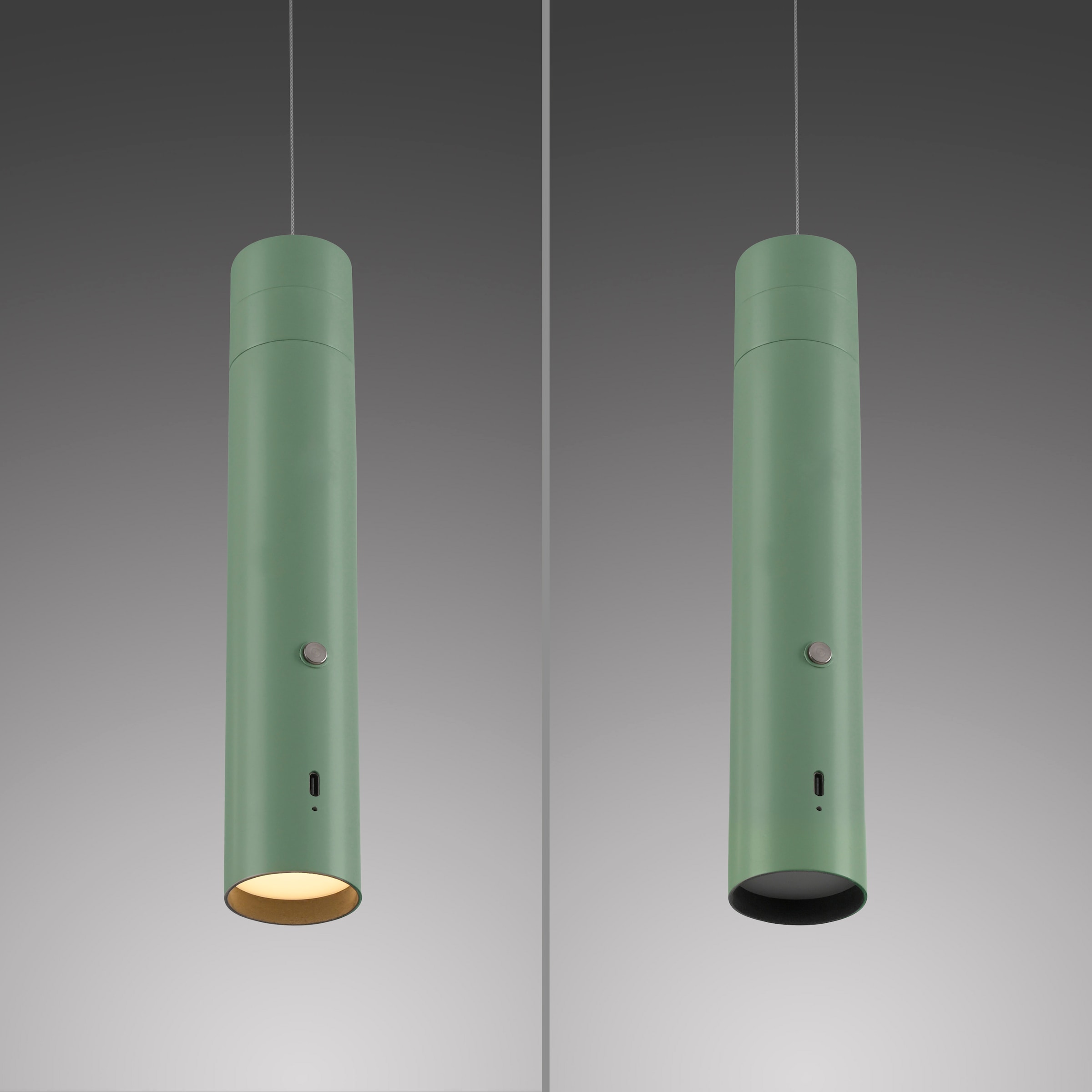 JUST LIGHT Pendelleuchte »ATTACH«, 1 flammig, Leuchtmittel LED-Modul | LED fest integriert, Akkuleuchte