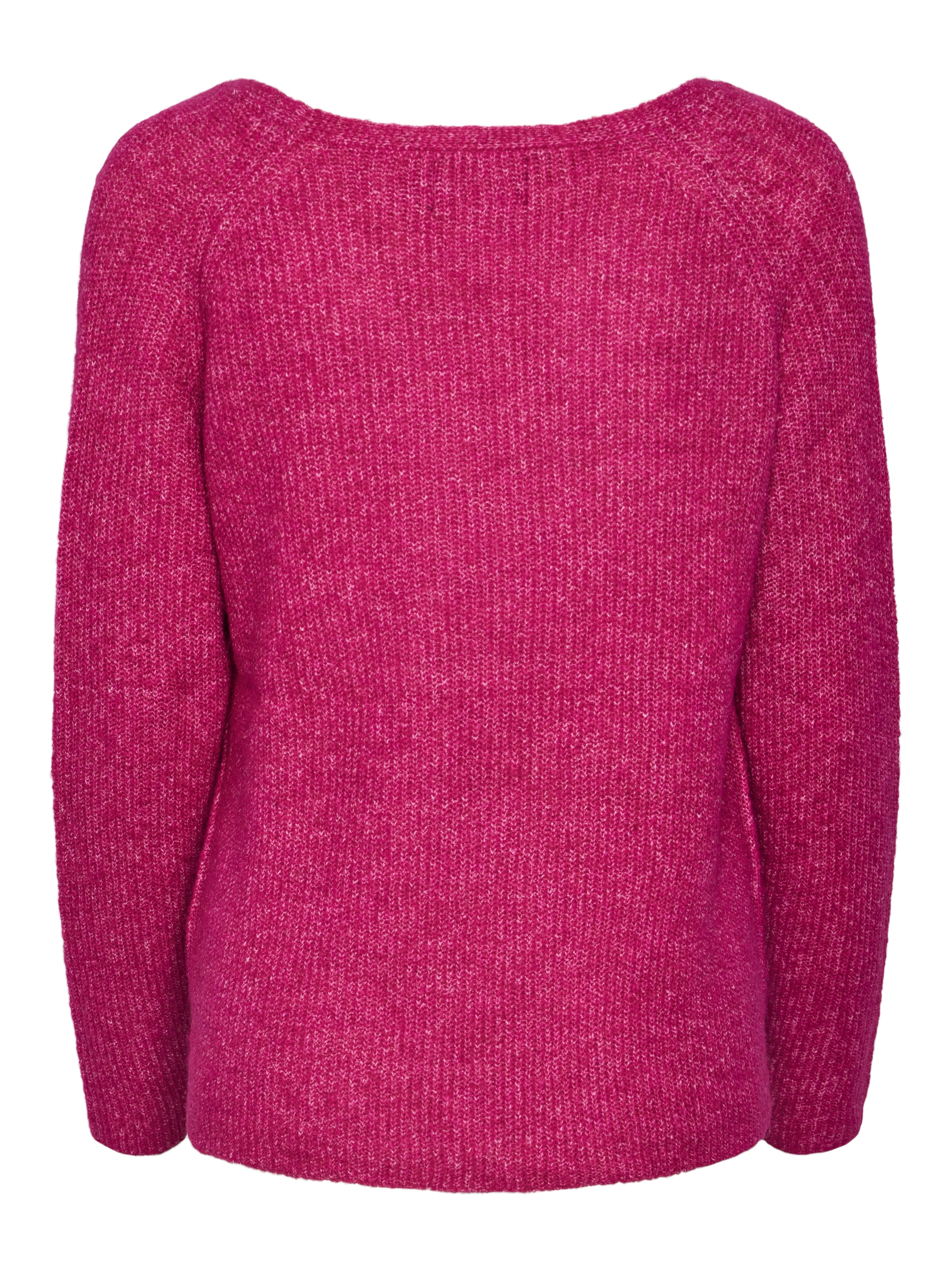 pieces V-Ausschnitt-Pullover »PCELLEN LS V-NECK KNIT NOOS BC«, mit Wolle