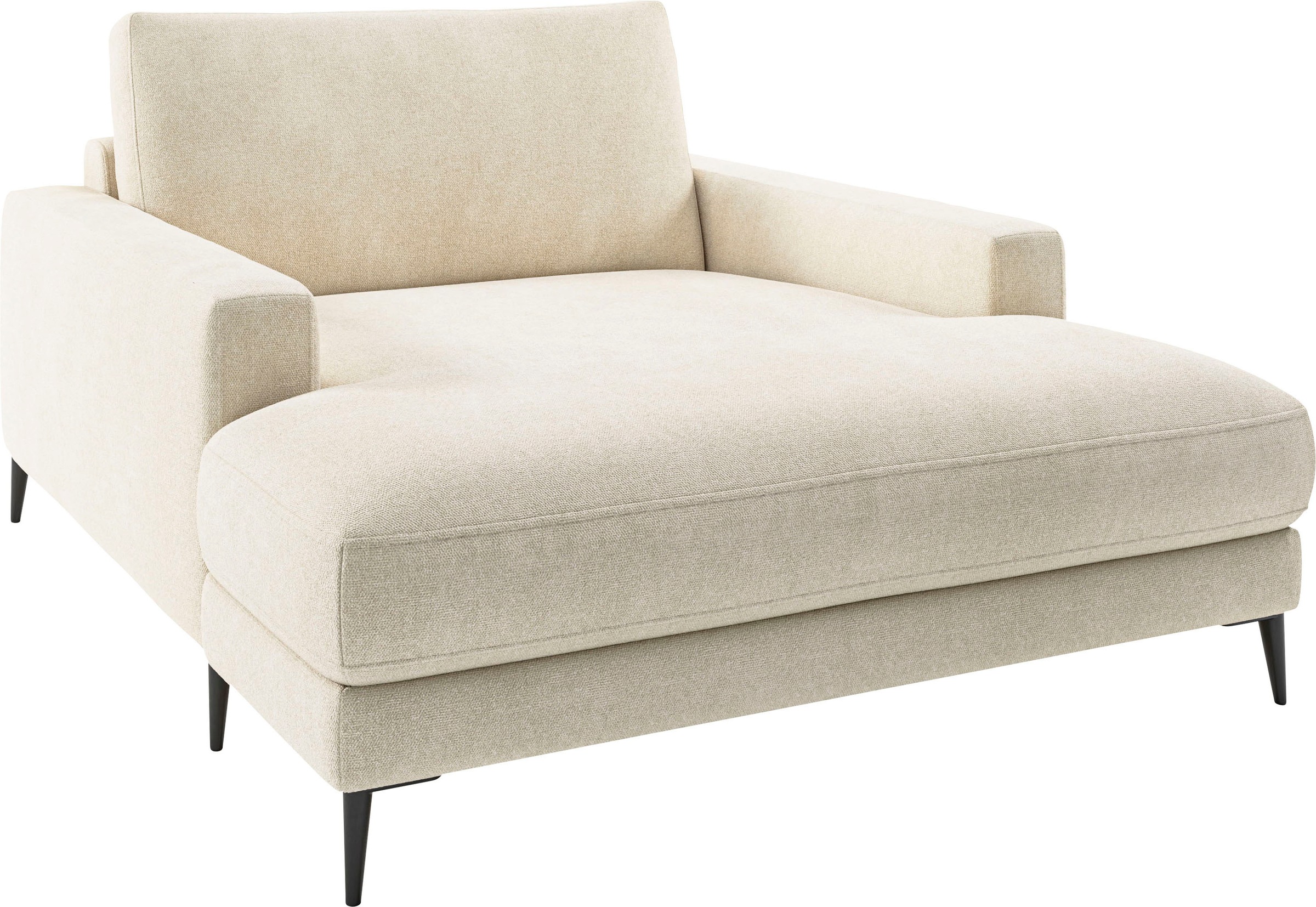 INOSIGN Chaiselongue »Downtown Loungemöbel zum Relaxen, B/T/H: 132/170/84 cm«, auch in Bouclé, Cord und Easy care - leicht mir Wasser zu reinigen
