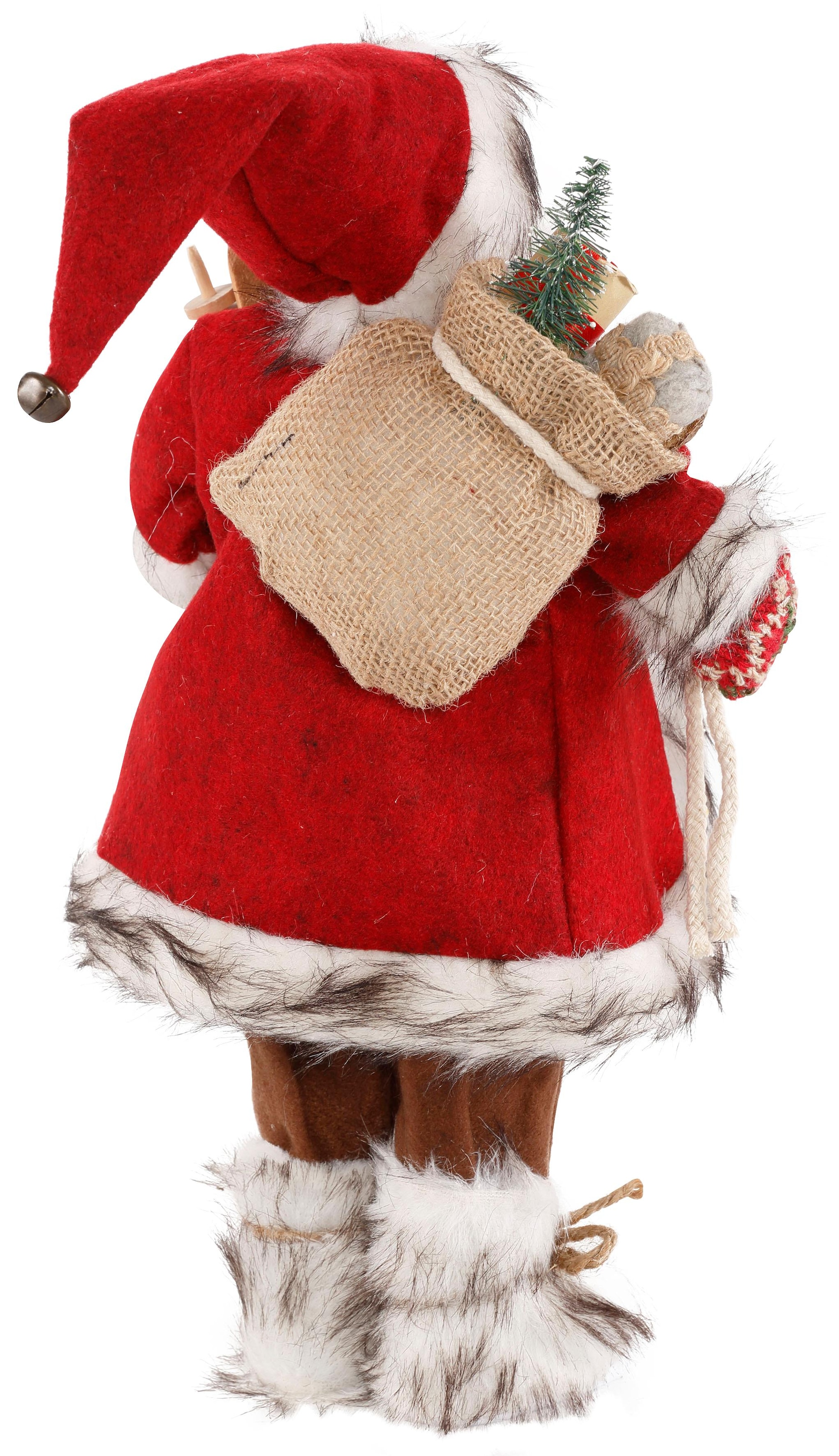 HOSSNER - HOMECOLLECTION Weihnachtsmann »Santa mit Skiern unter dem Arm und  Geschenken«, Weihnachtsdeko, Dekofigur, Weihnachtsfigur online kaufen | Weihnachtsmänner