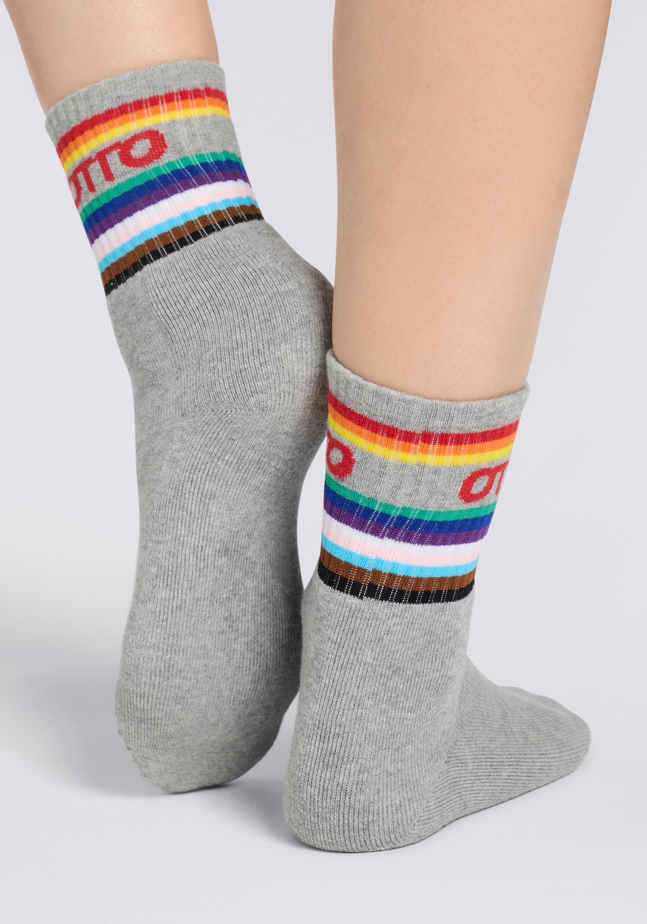 Capelli New York Socken Limited Edition Pride-Socken mit OTTO-Logo, hochwertige softe Qualität