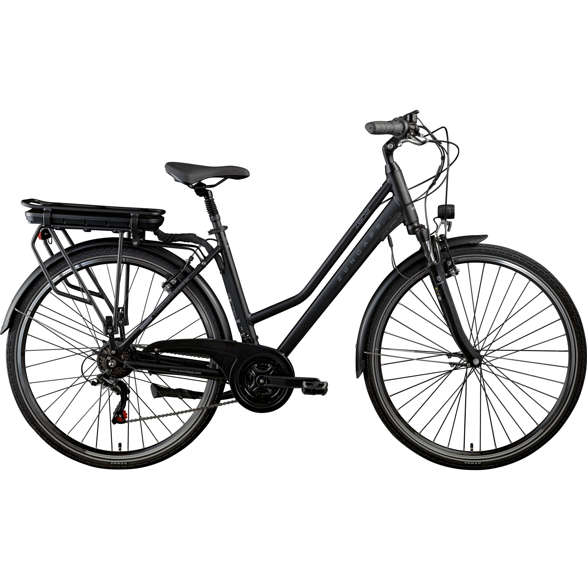 Zündapp »Z802 Damen« 21 Gang Shimano Tourney Schaltwerk Kettenschaltung Heckmotor 250 W Pedelec, Elektrofahrrad für Damen