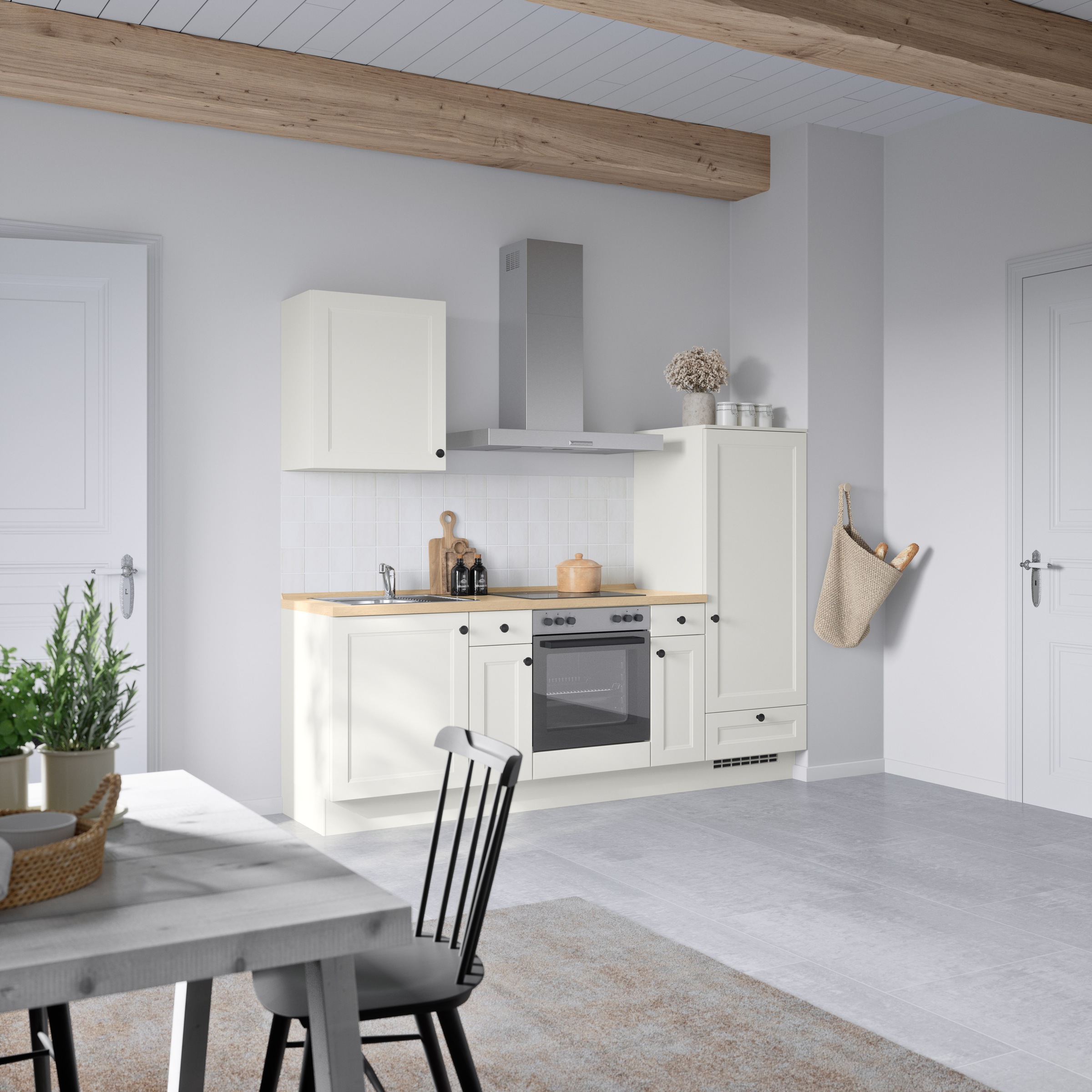 nobilia® Küchenzeile »"Cascada I"« vormontiert, Ausrichtung wählbar, Breite 240 cm, wahlw. mit E-Geräten