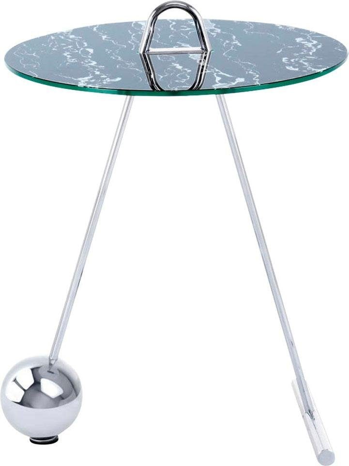 Kayoom Beistelltisch »Pendulum 525, mit runder Tischplatte«, (1 St.), Marmo günstig online kaufen